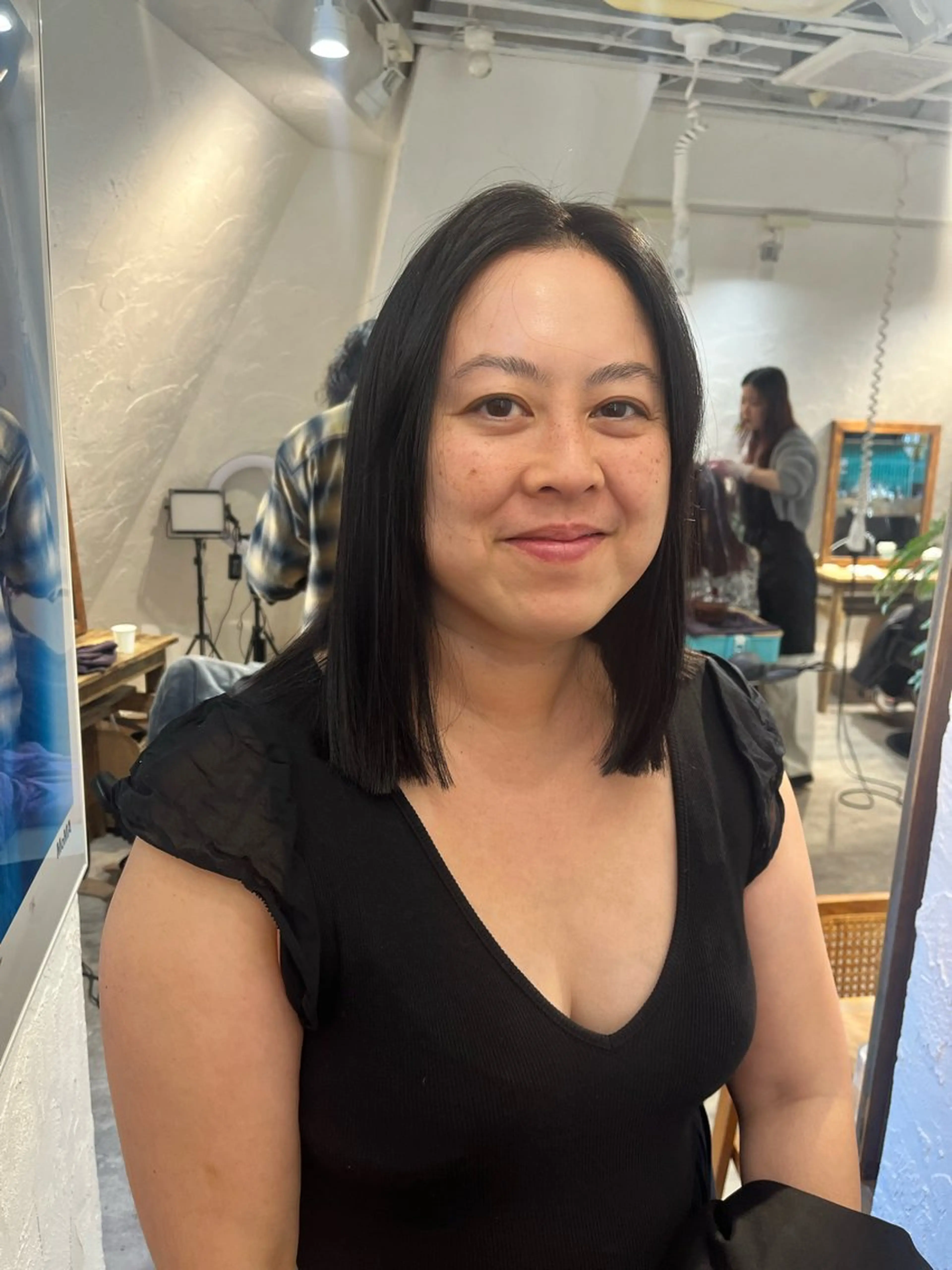 ミディアム 新宿/髪質改善 艶カラー👶Renaのヘアスタイル