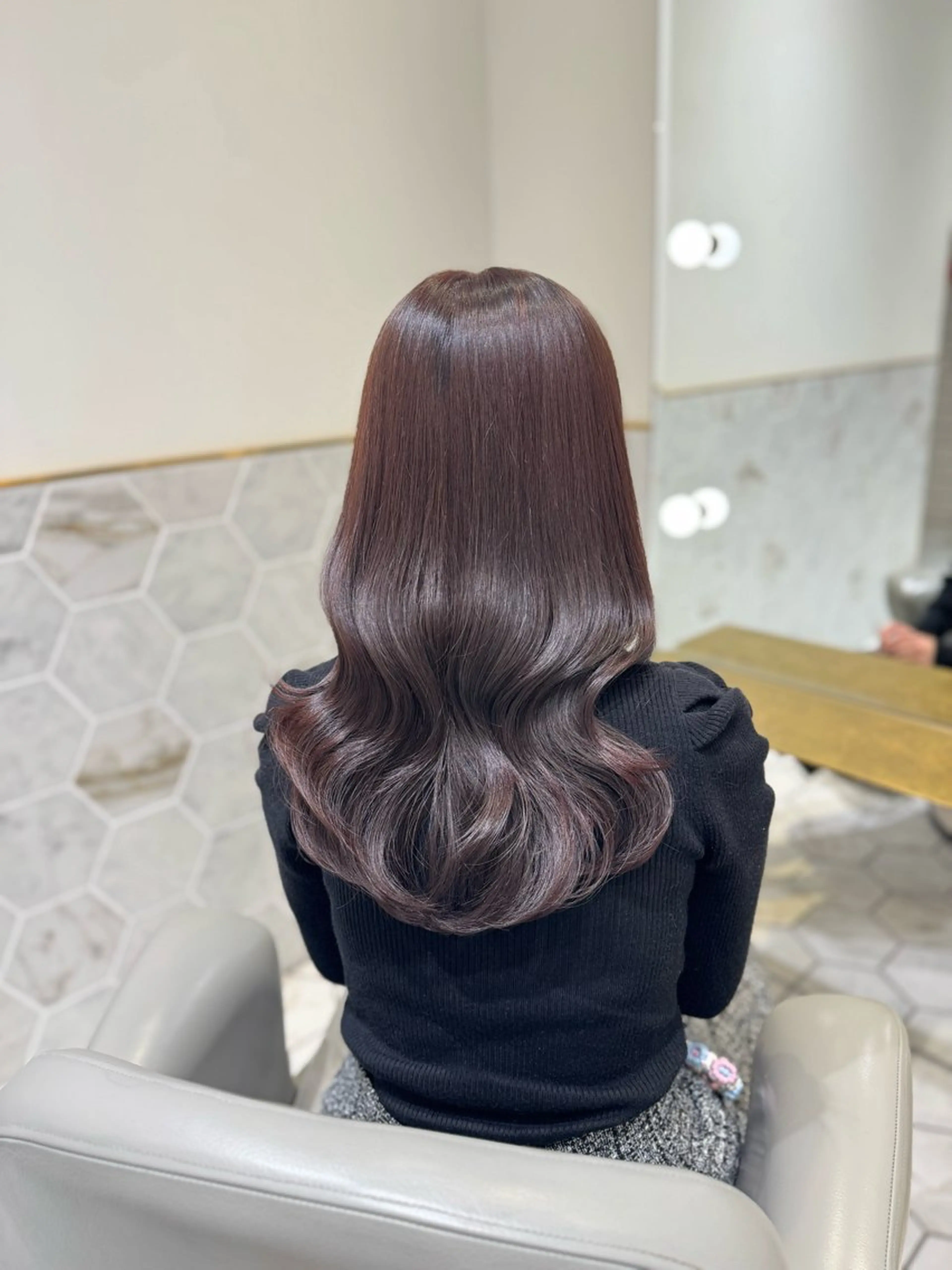 ロング カラー costes 今井芽依のヘアスタイル