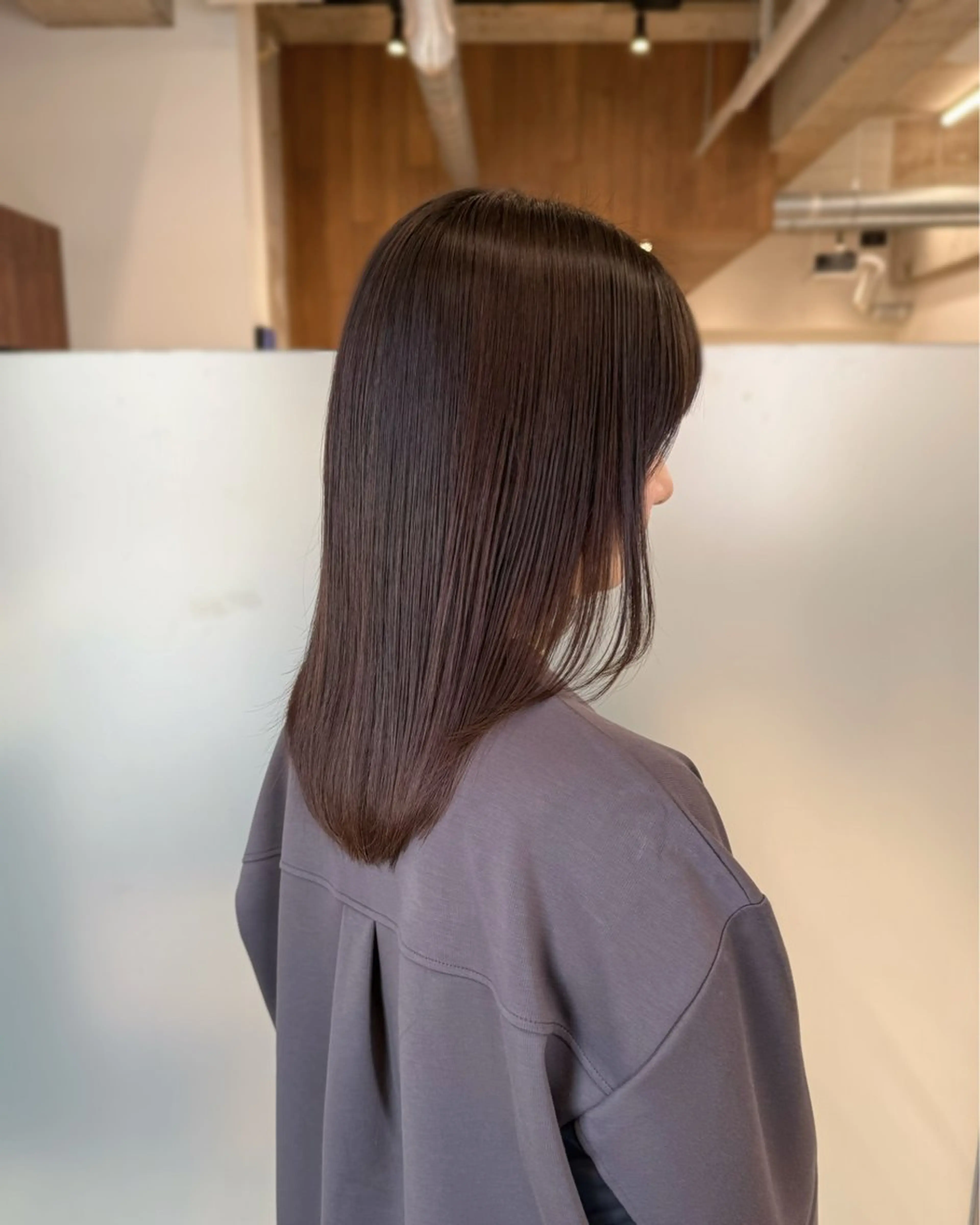 ロング カラー パーマ カット ヘアカラー 縮毛矯正 トリートメント 縮毛矯正+モテカラー 🎀✨MIHOのヘアスタイル