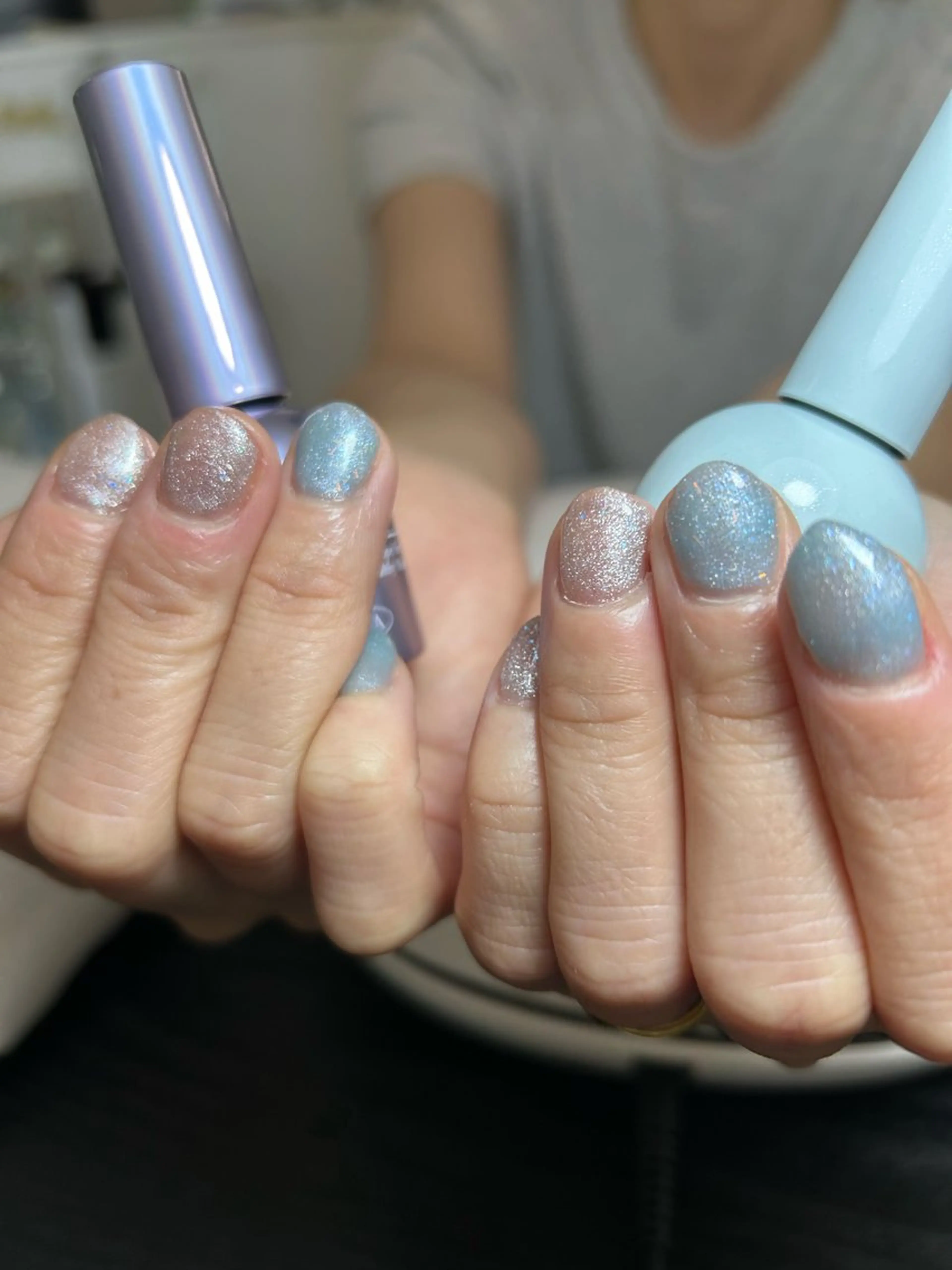 ネイル クリアネイル ラメ(グリッター) C BEAUTY／ KAEDEのネイルデザイン