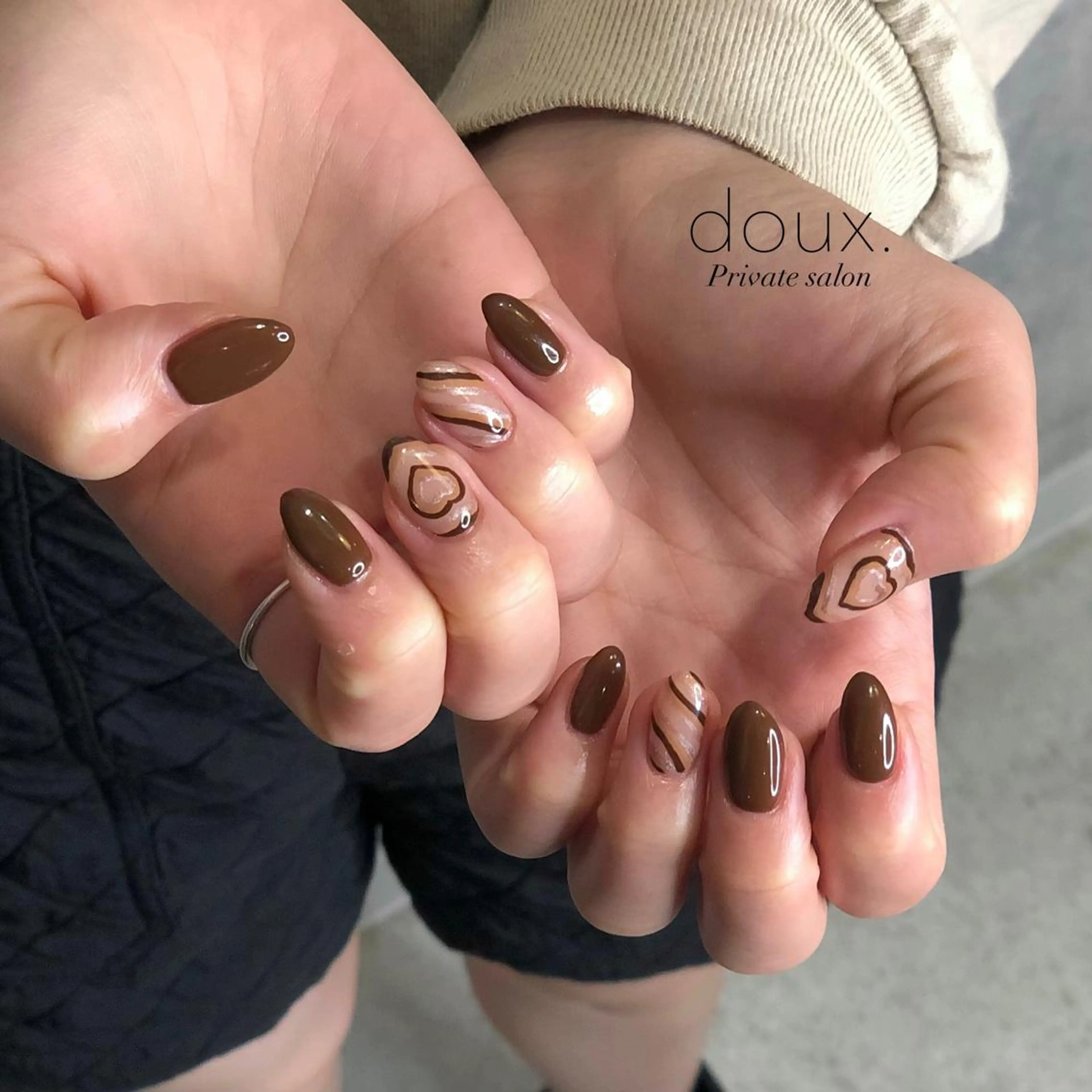 ネイル 冬ネイル doux. nailのネイルデザイン