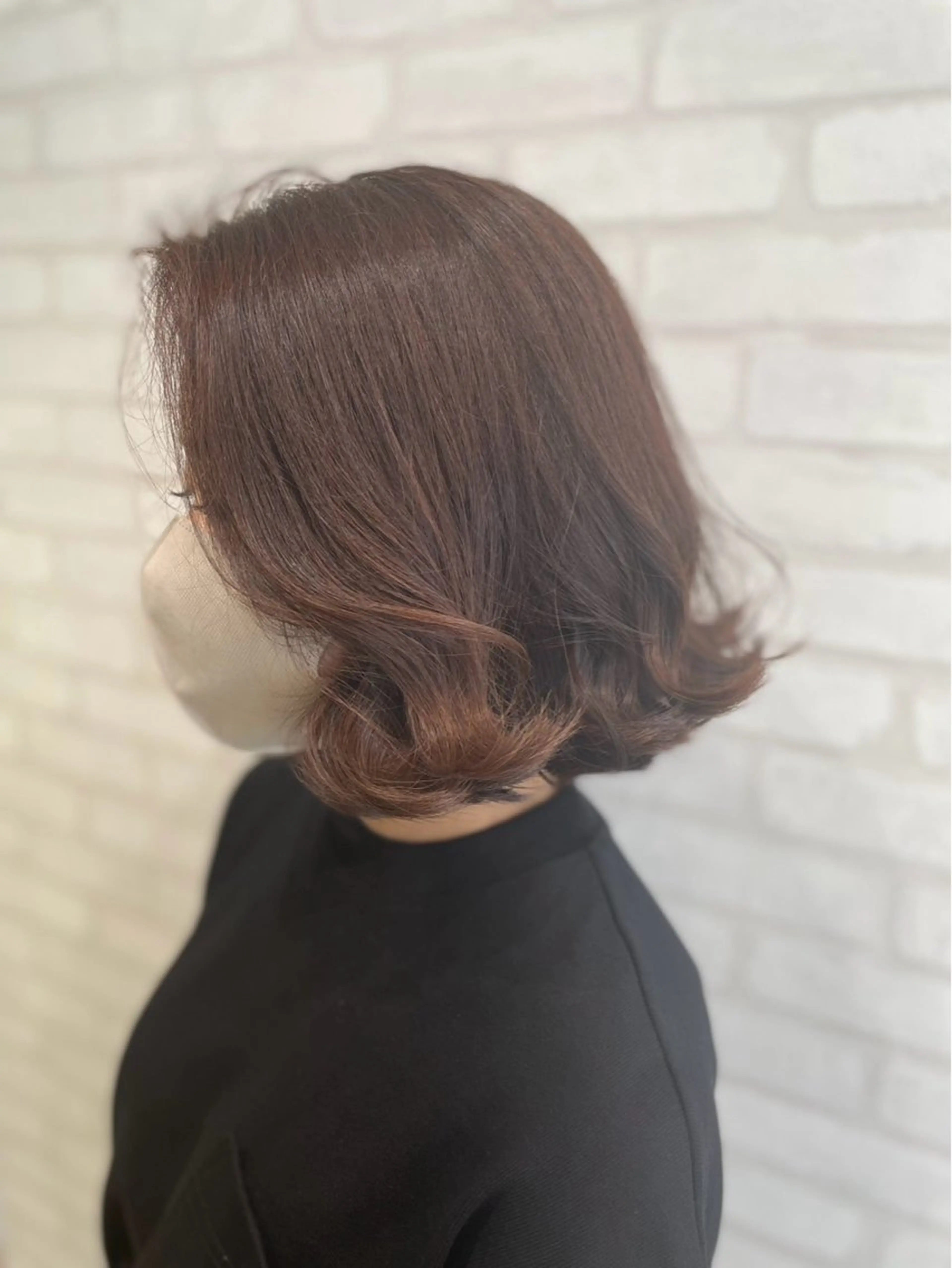 グレイカラー(全体染め)の写真