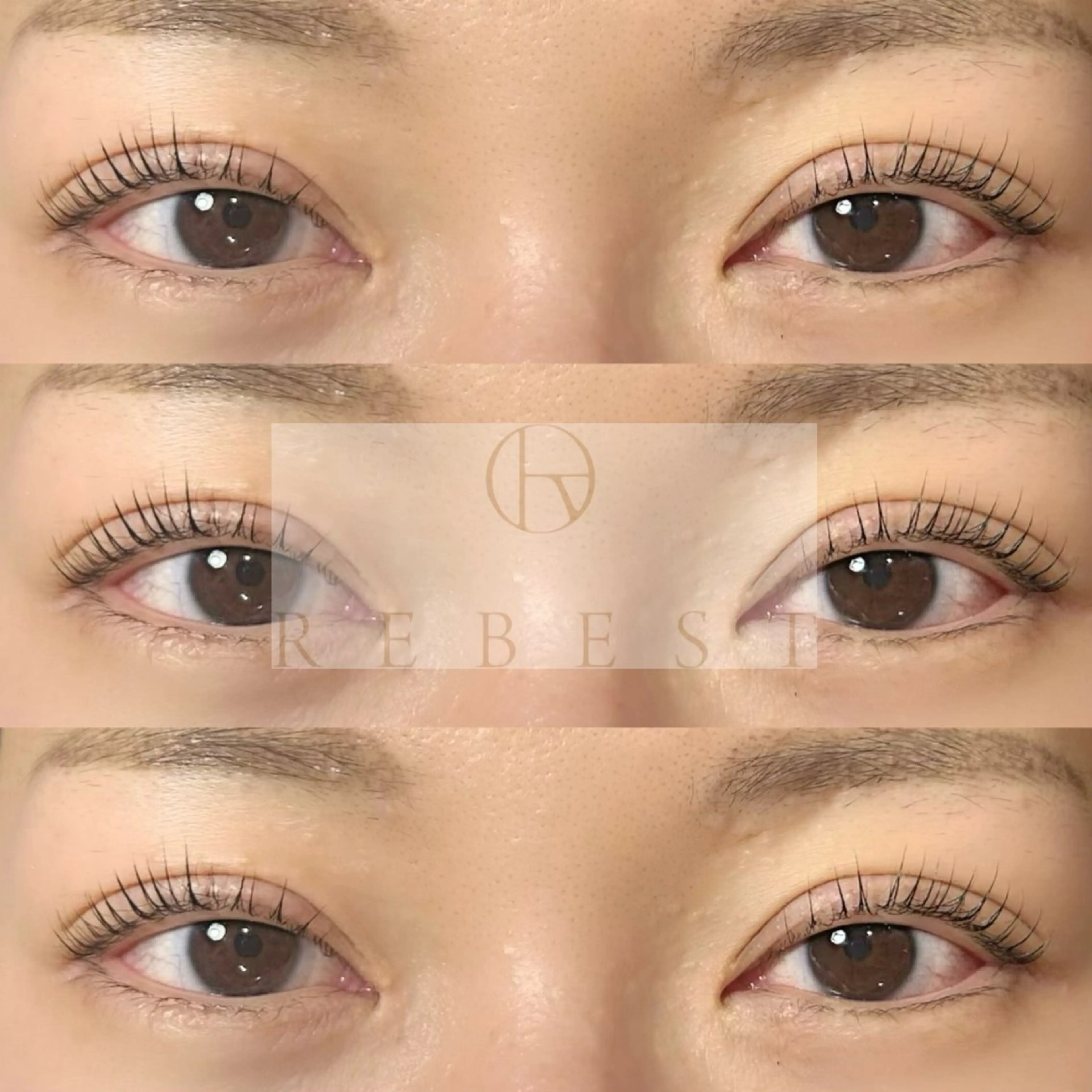 マツエク・マツパ パリジェンヌラッシュリフト yuuka REBEST心斎橋のマツエク・マツパデザイン