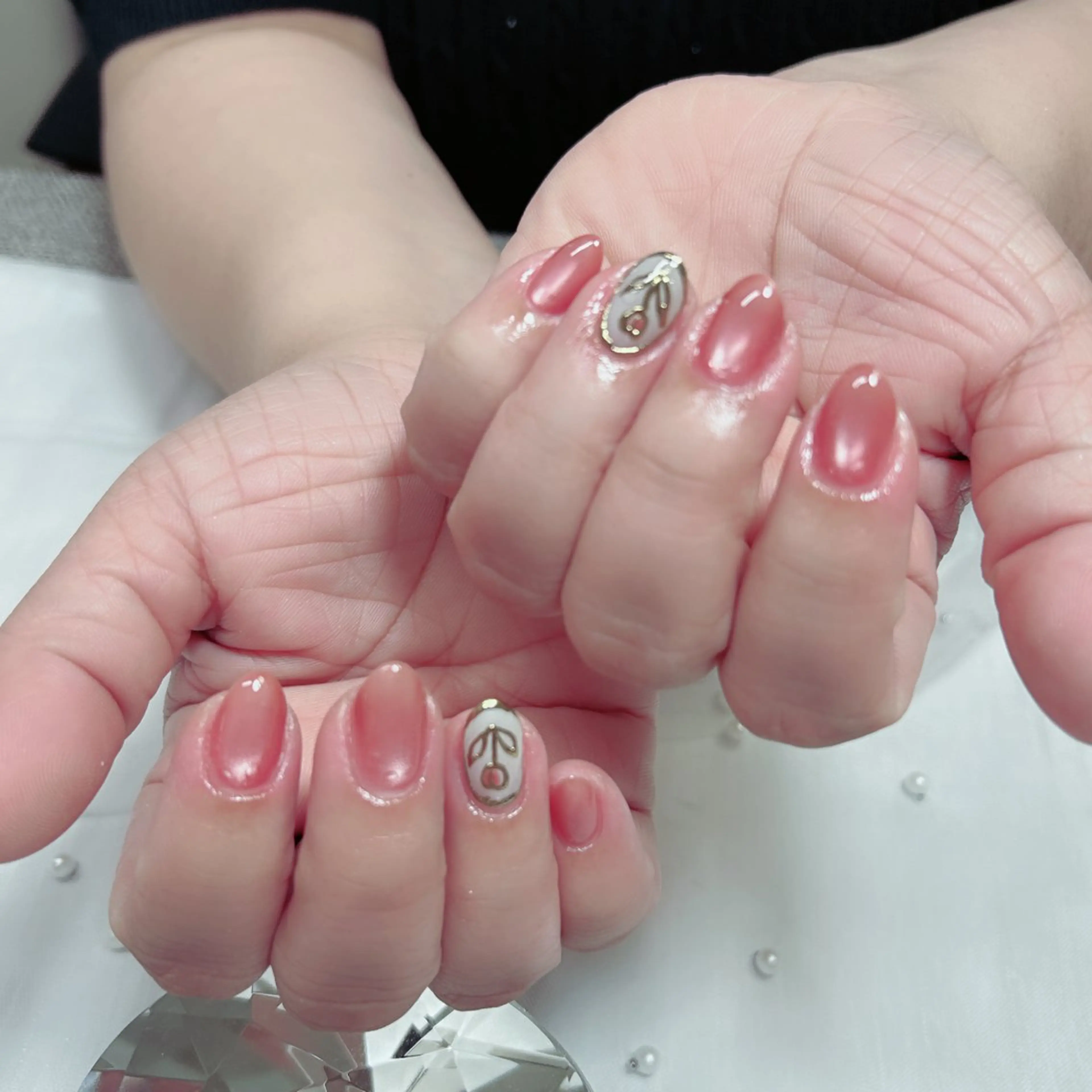 ネイル ワンホンネイル ハンドネイル Cute Tips nailのネイルデザイン