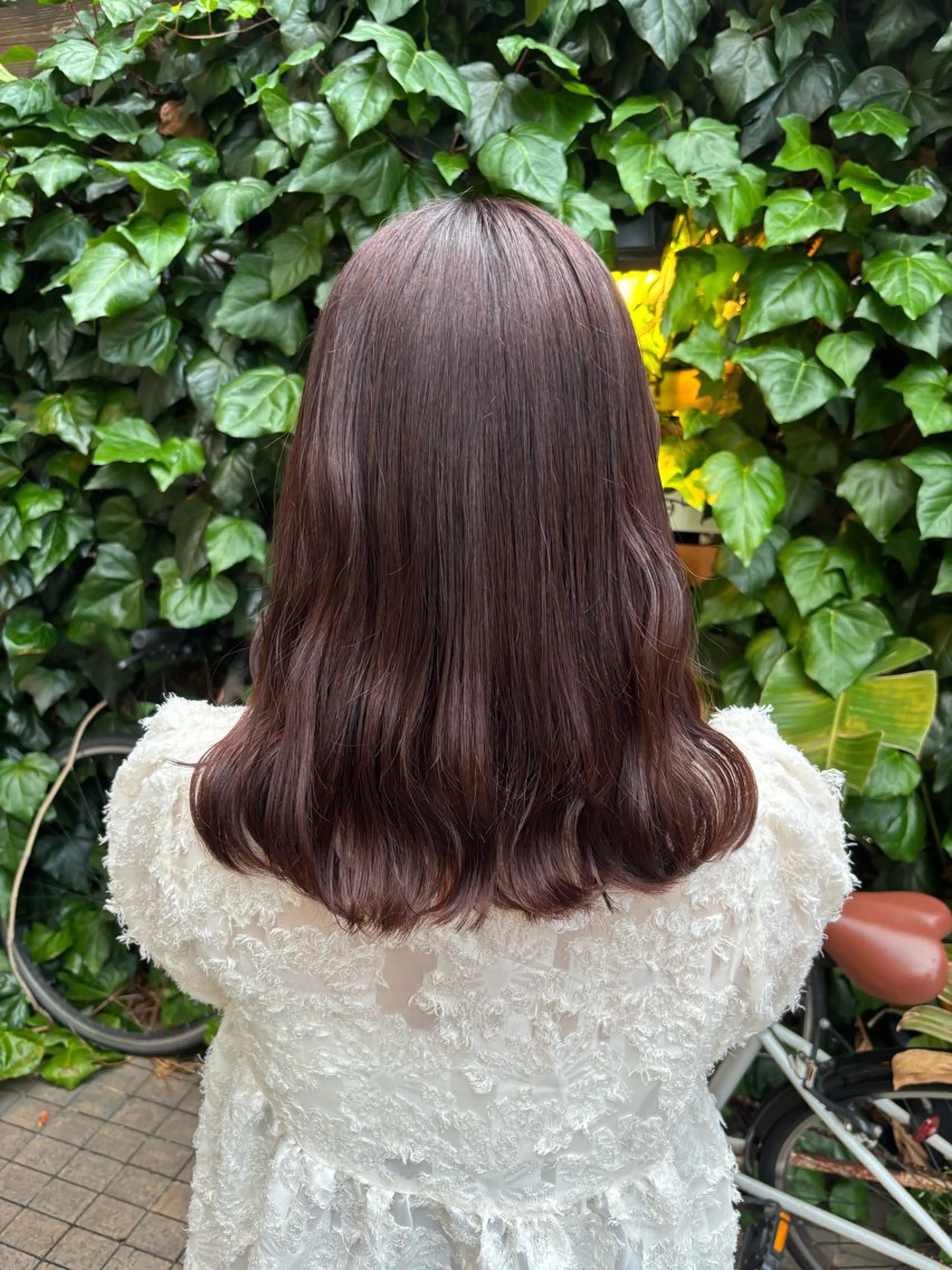 ミディアム 🤍Nozomi/ オリーブカラー🌿のヘアスタイル