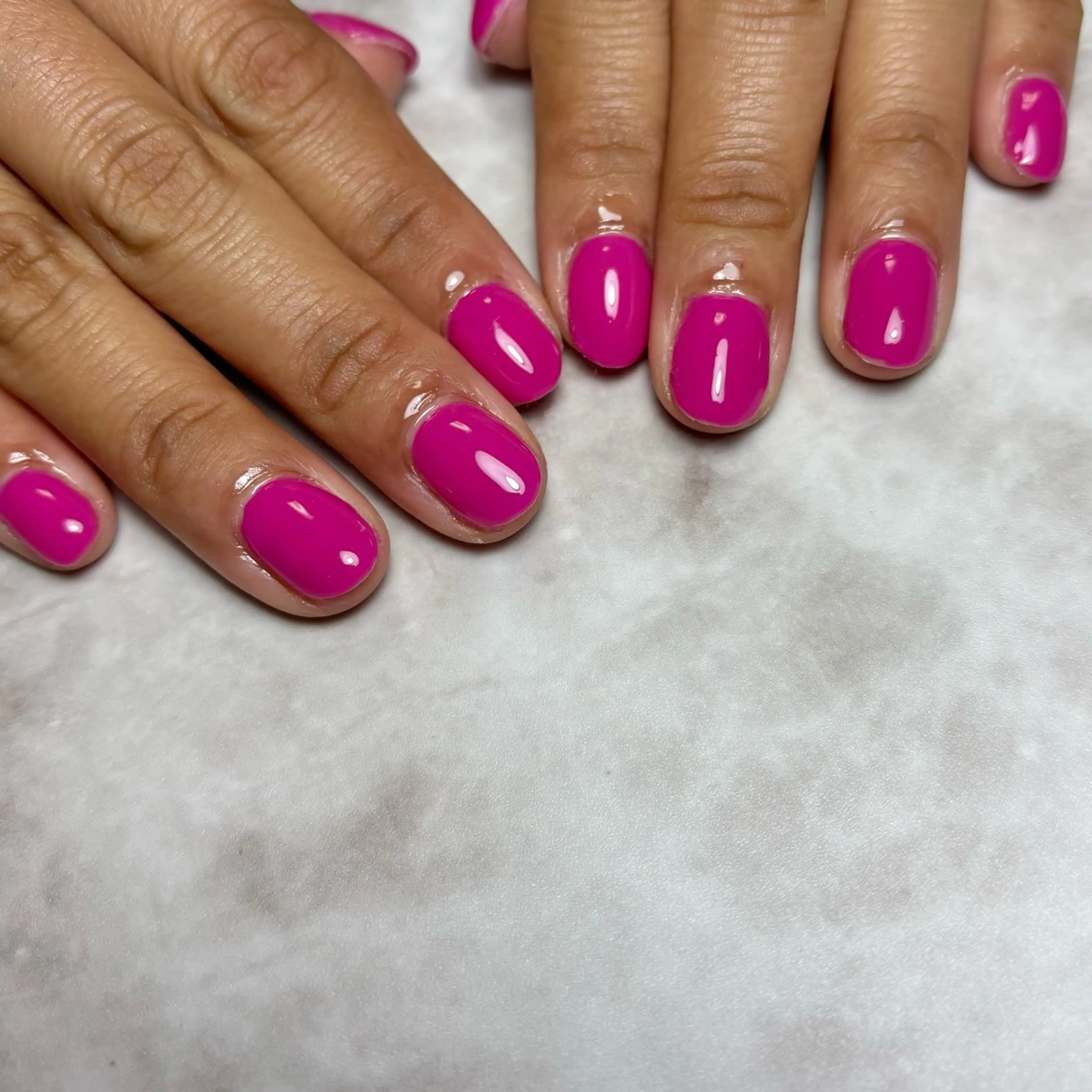ネイル ワンカラーネイル ハンドネイル NAILSALON en+沖縄市美原のネイルデザイン
