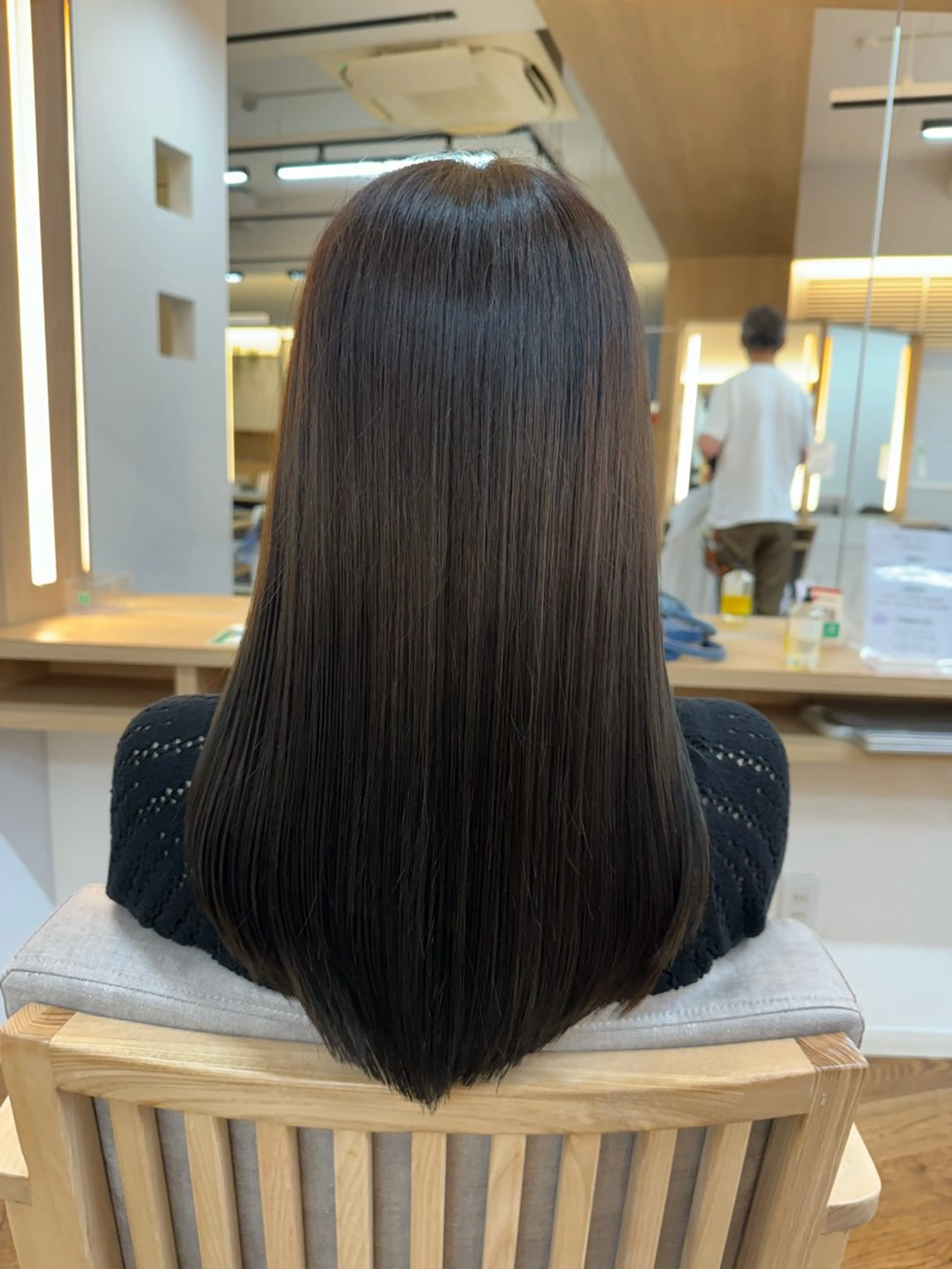 ロング 髪質改善/縮毛矯正✨ 白石ゆいのヘアスタイル