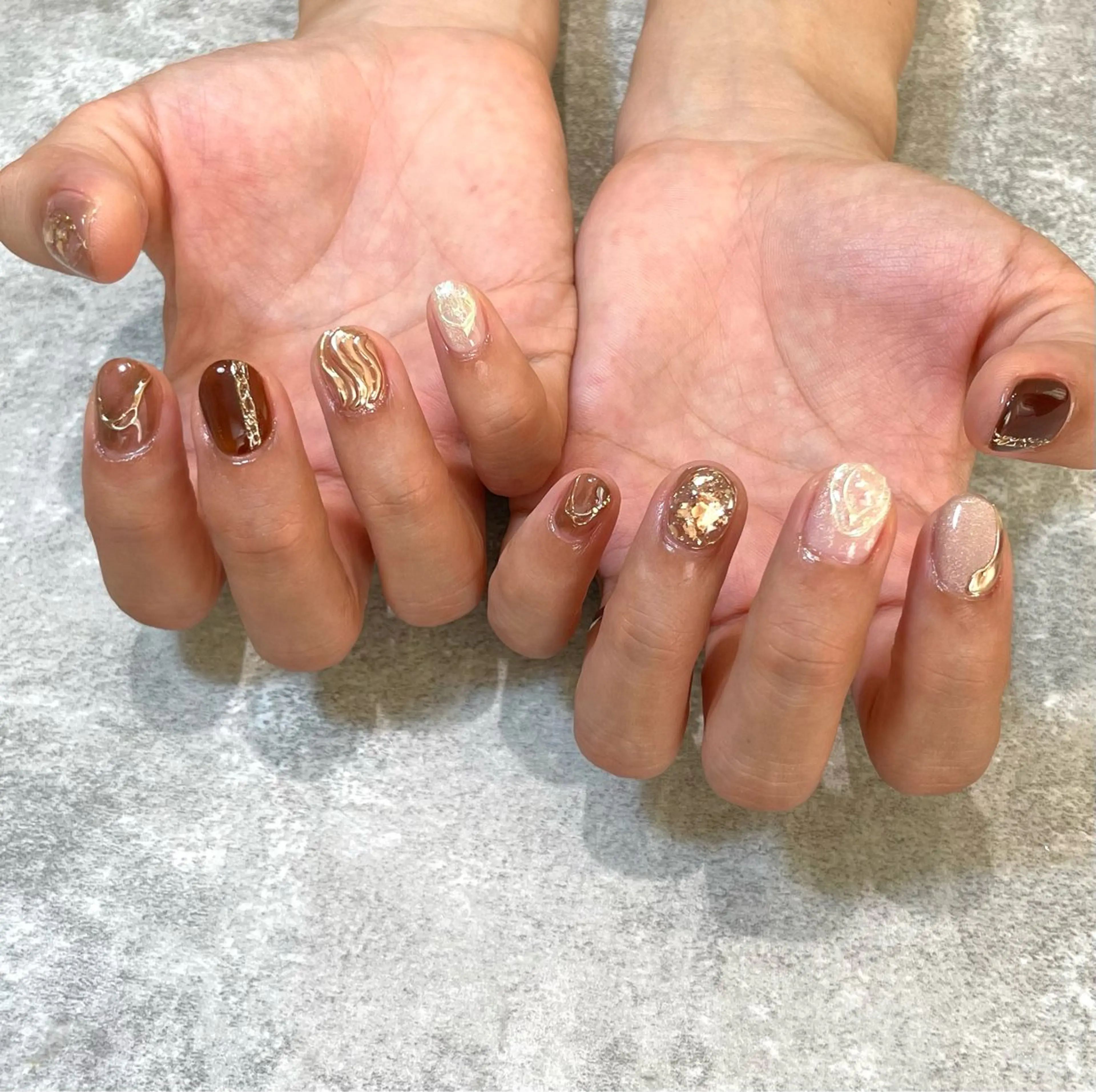 ネイル 持ち込み ハンドネイル nail moanaのネイルデザイン