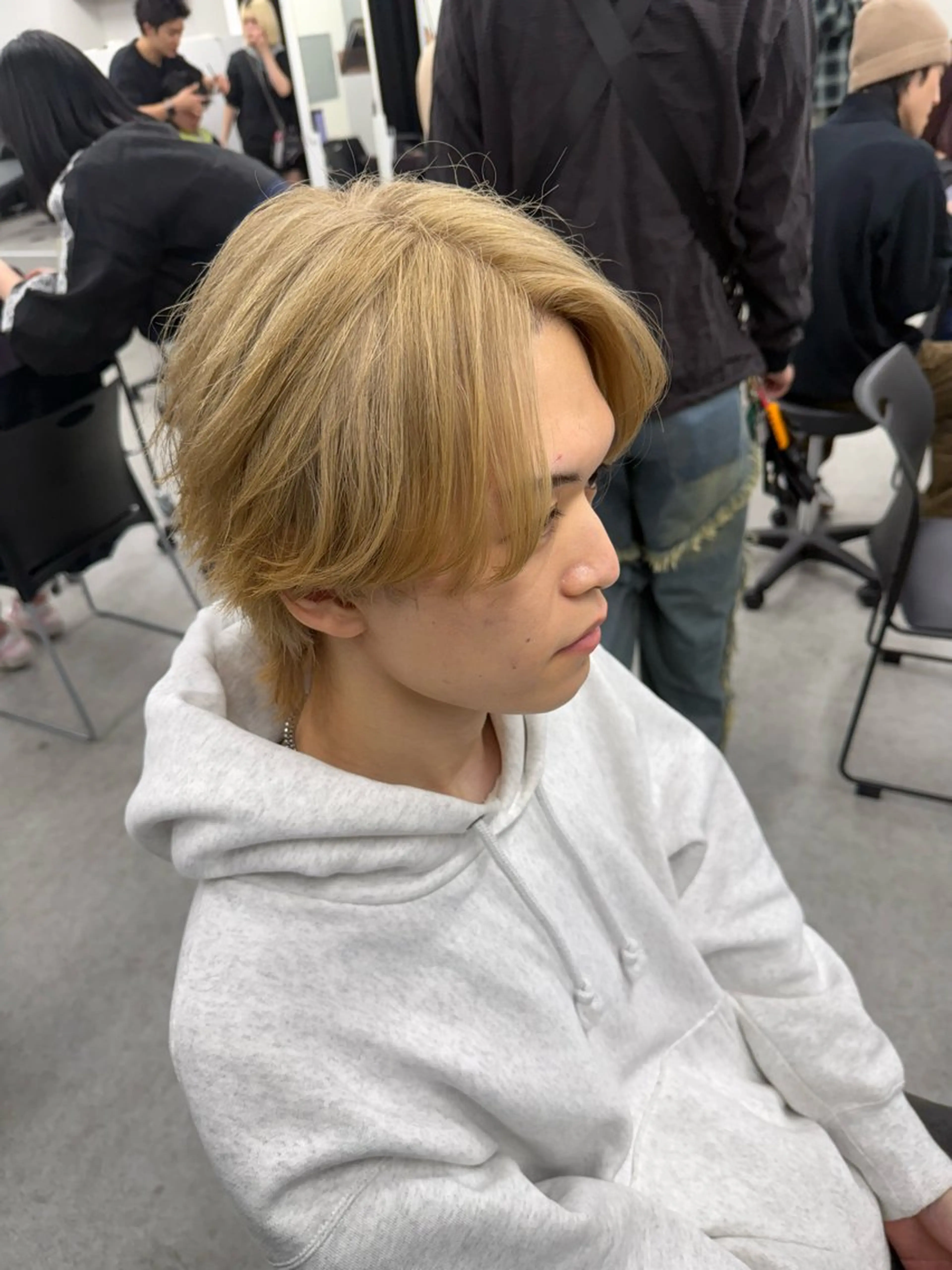 カラー ヘアアレンジ メンズ Ryo横浜韓国ヘア/ 曲がる縮毛矯正特化のヘアスタイル