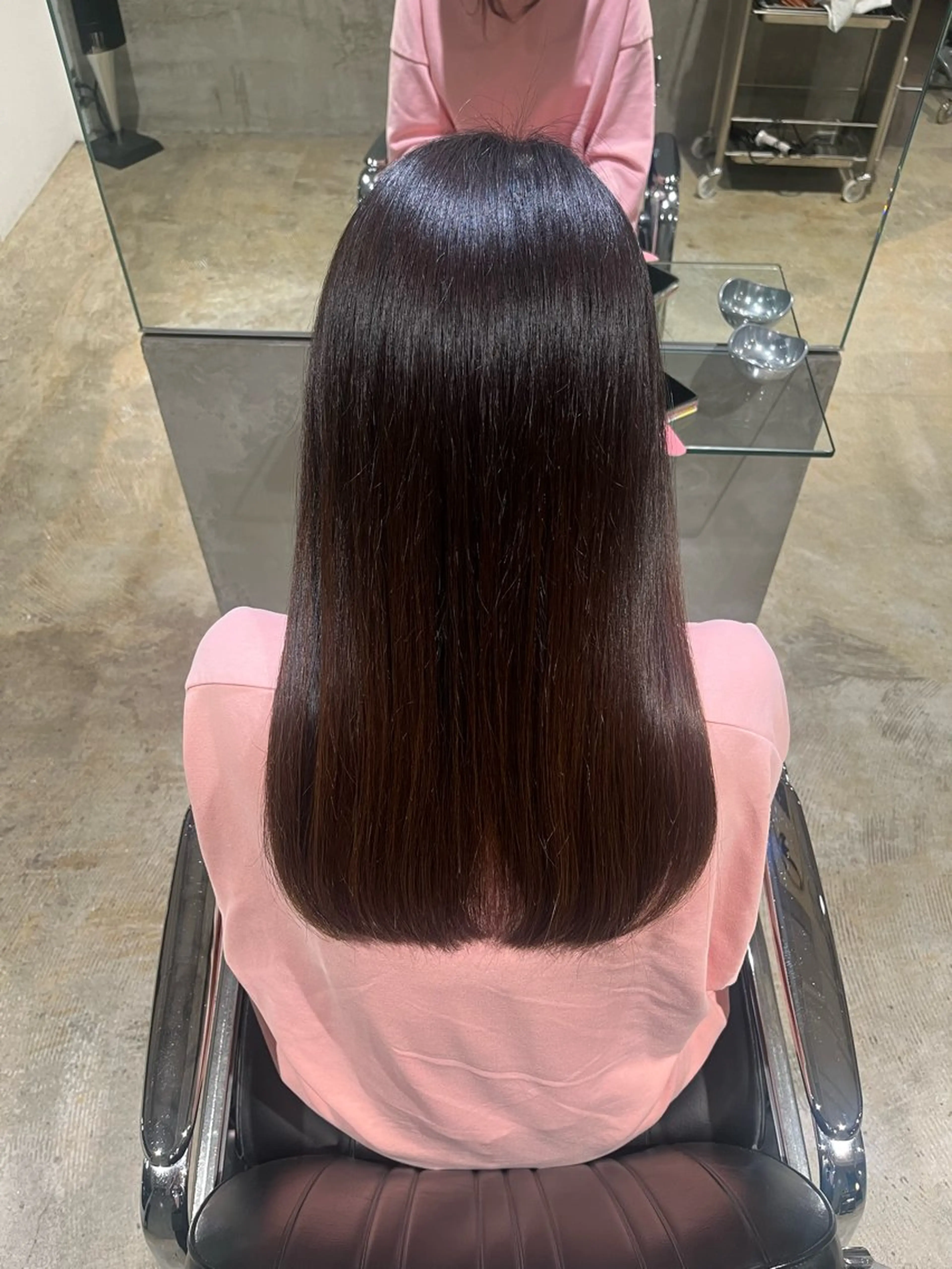 ロング 長野 美沙のヘアスタイル