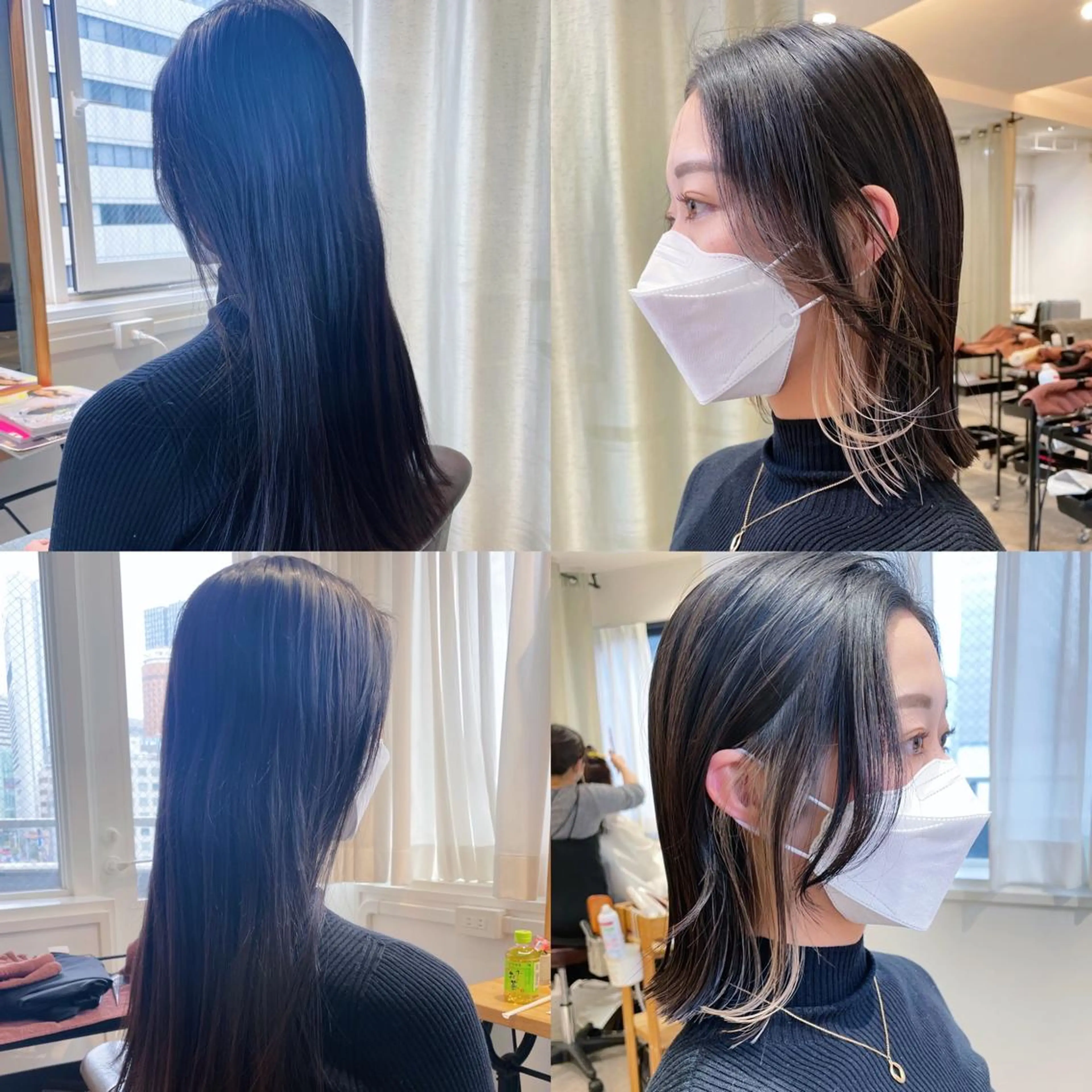 ミディアム カラー i'll 未空のヘアスタイル