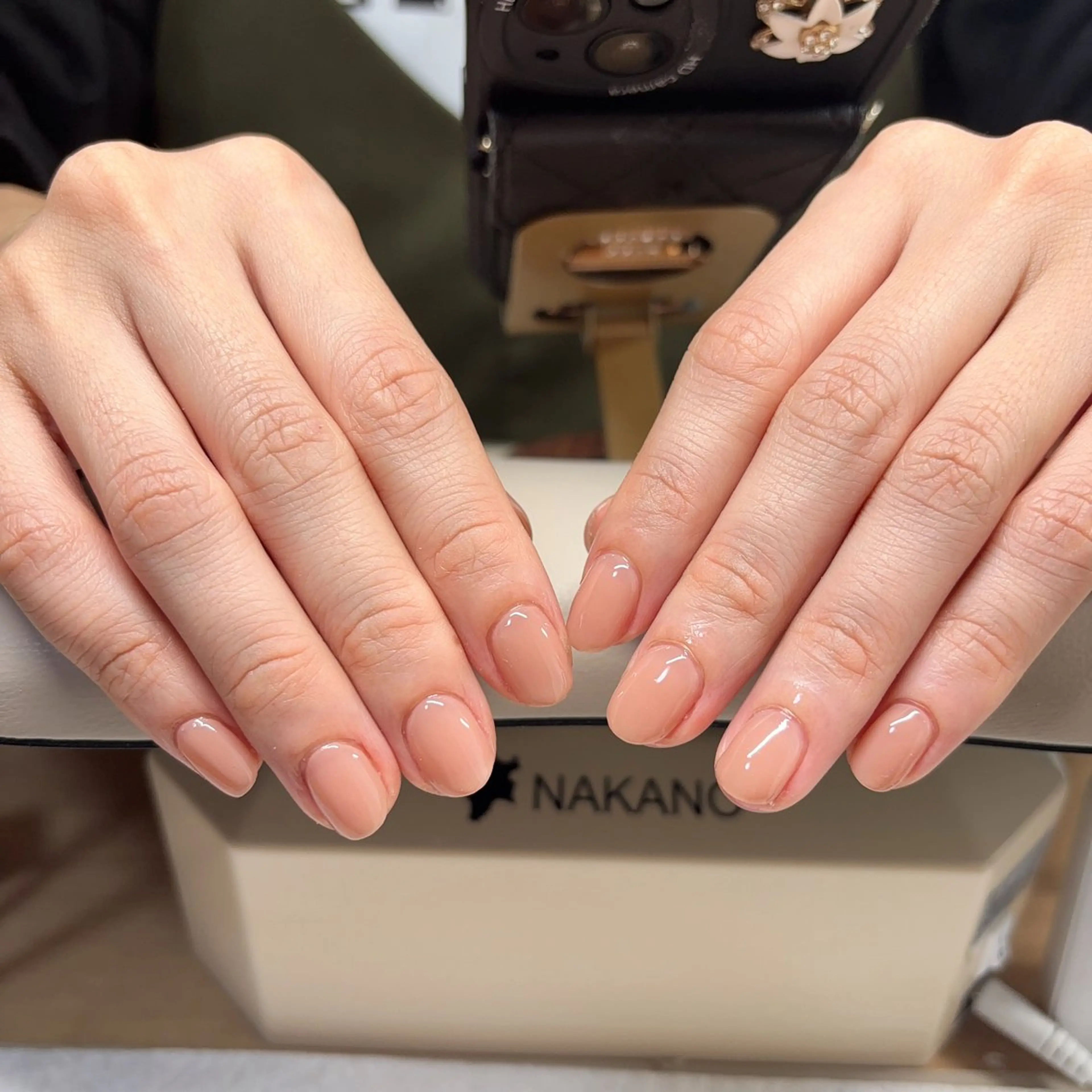 ネイル ワンカラーネイル 33 nail salon 徳山里美のネイルデザイン