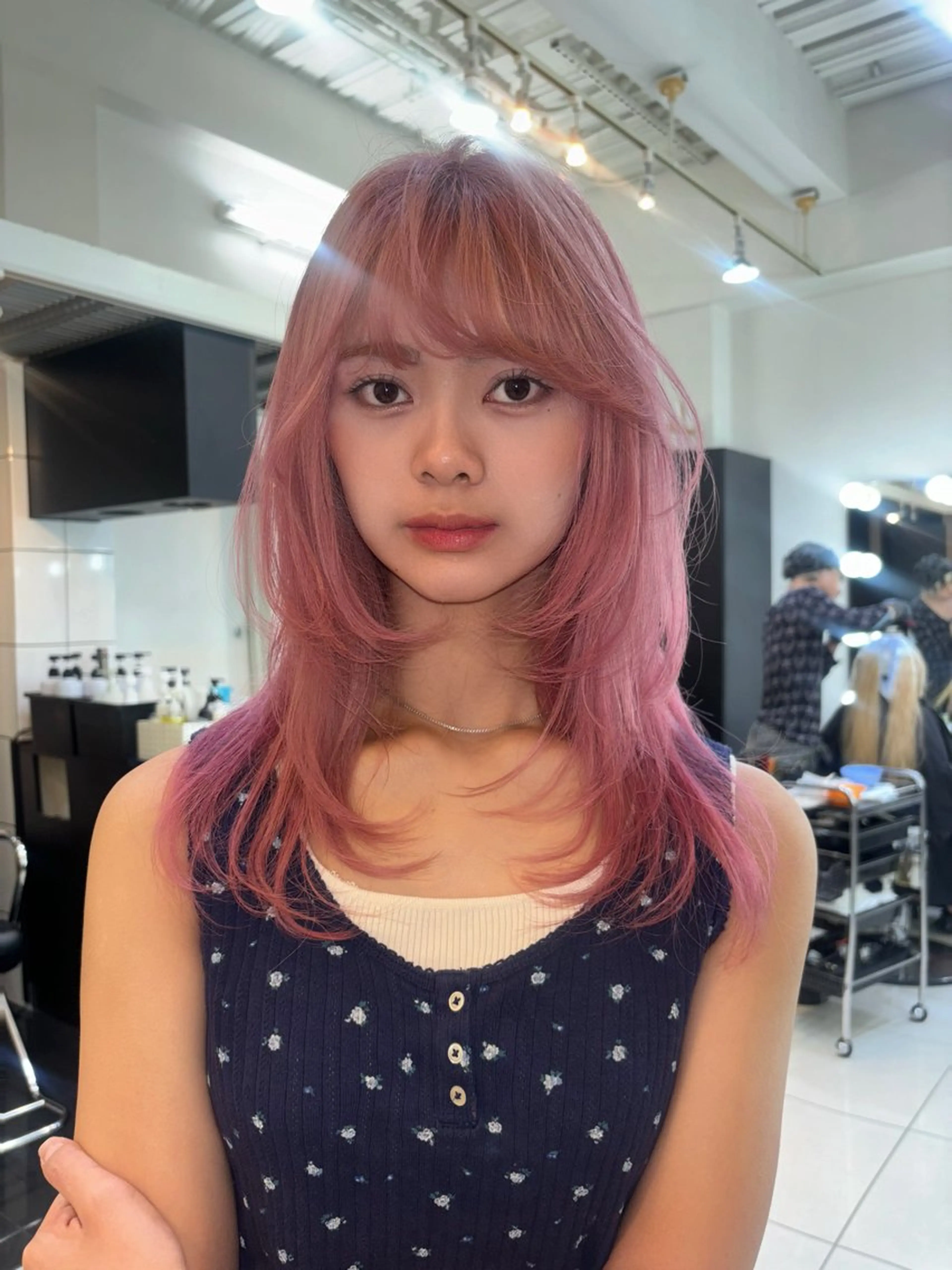 ロング カラー ヘアアレンジ ニュアンスカラー🧶 nanacoのヘアスタイル