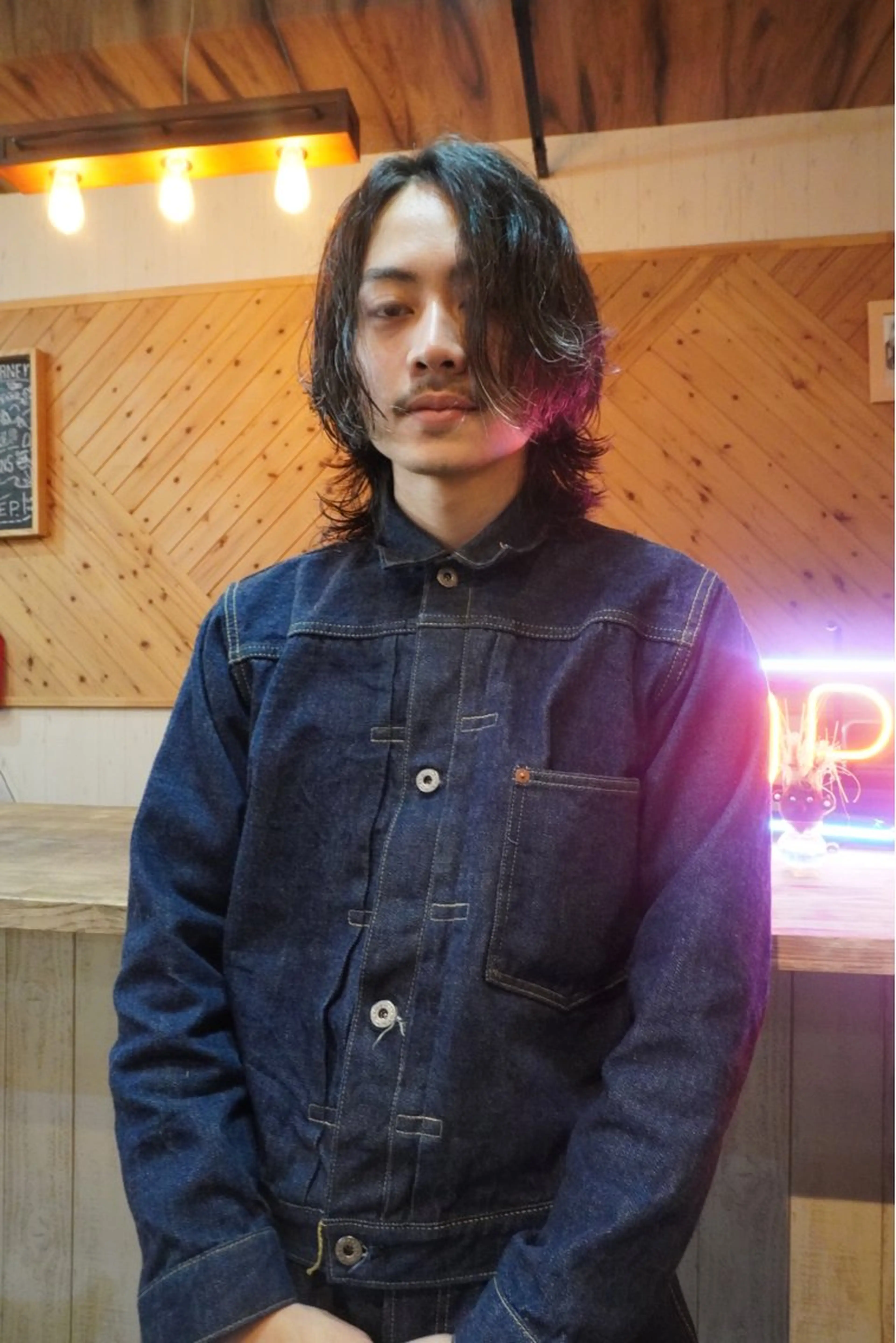 ミディアム パーマ ⚜️LOM/ メンズサロン⚜️のヘアスタイル