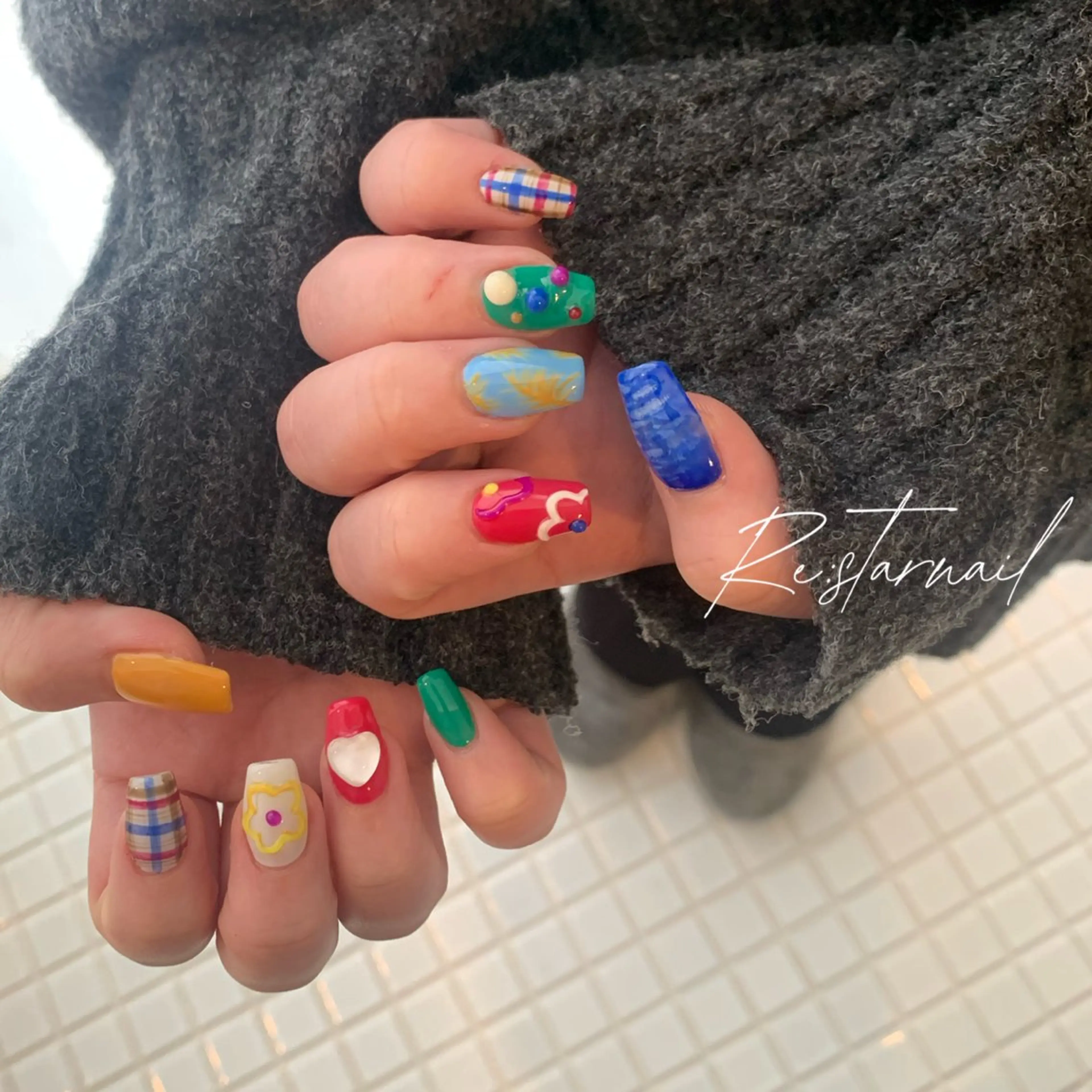 ネイル Re:star nail薬院/今泉のネイルデザイン