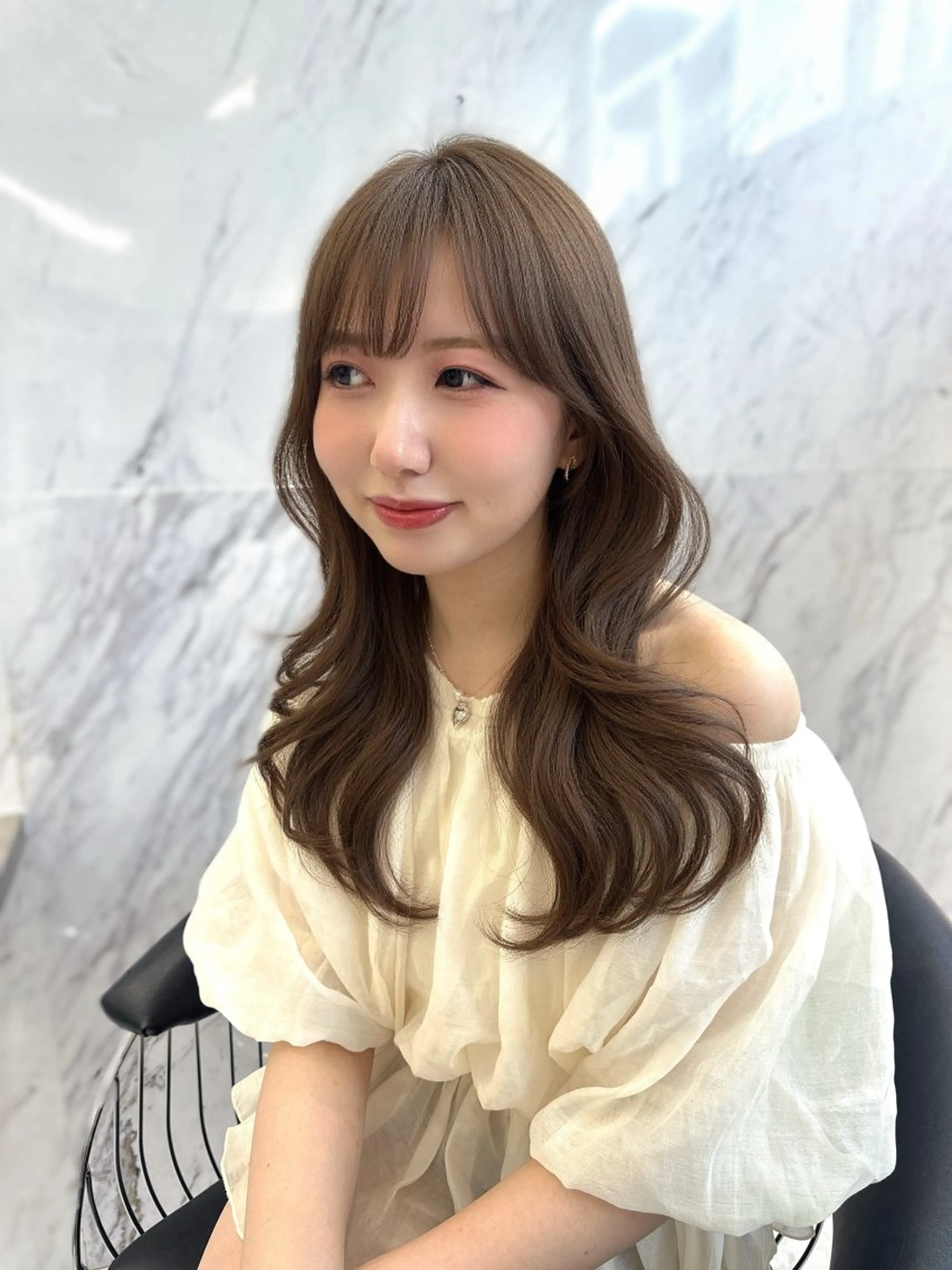 ロング カラー カット ヘアカラー ♡ParveMix NANO♡のヘアスタイル