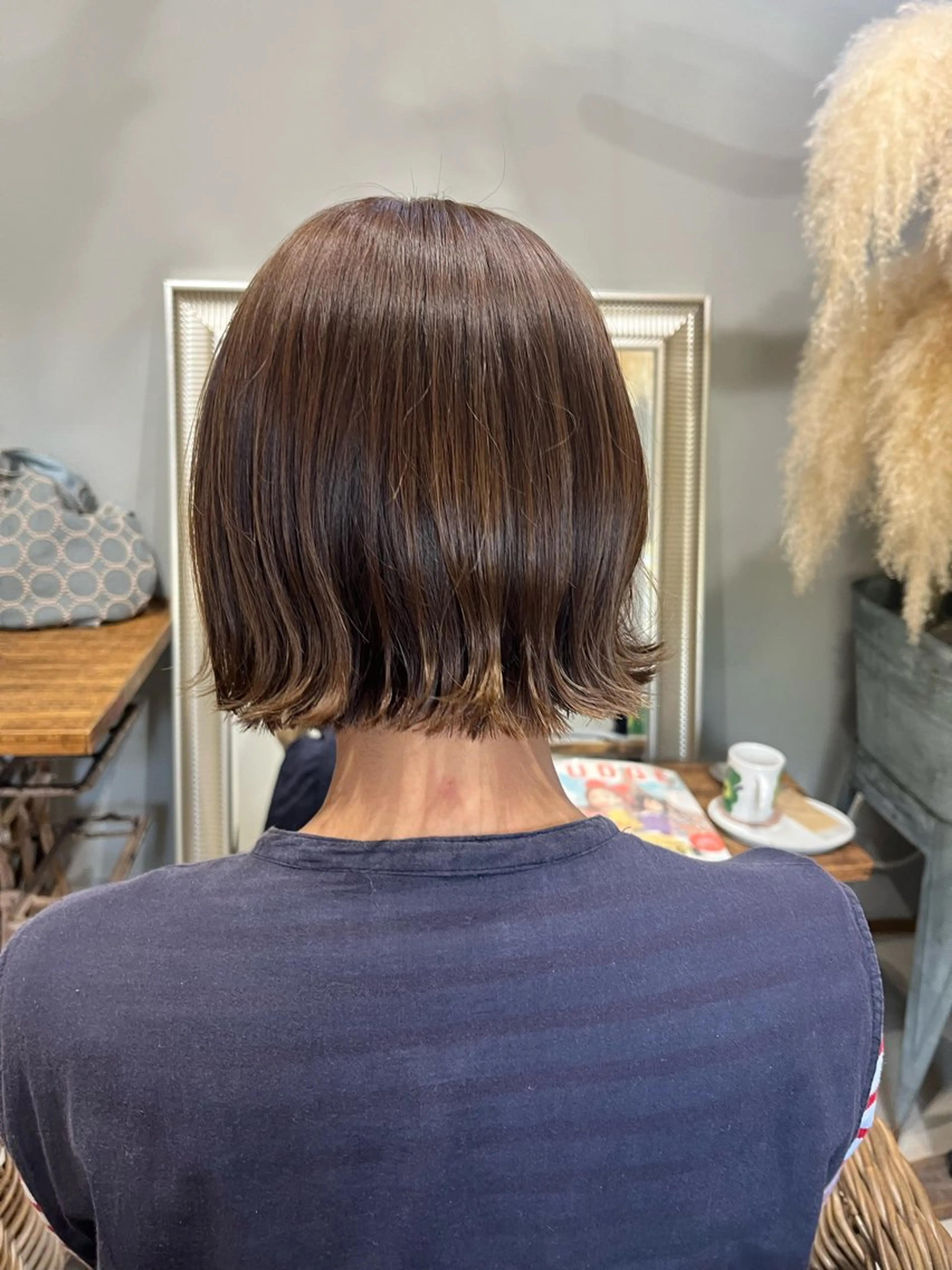 ショート ボブ フクウラ ミホのヘアスタイル