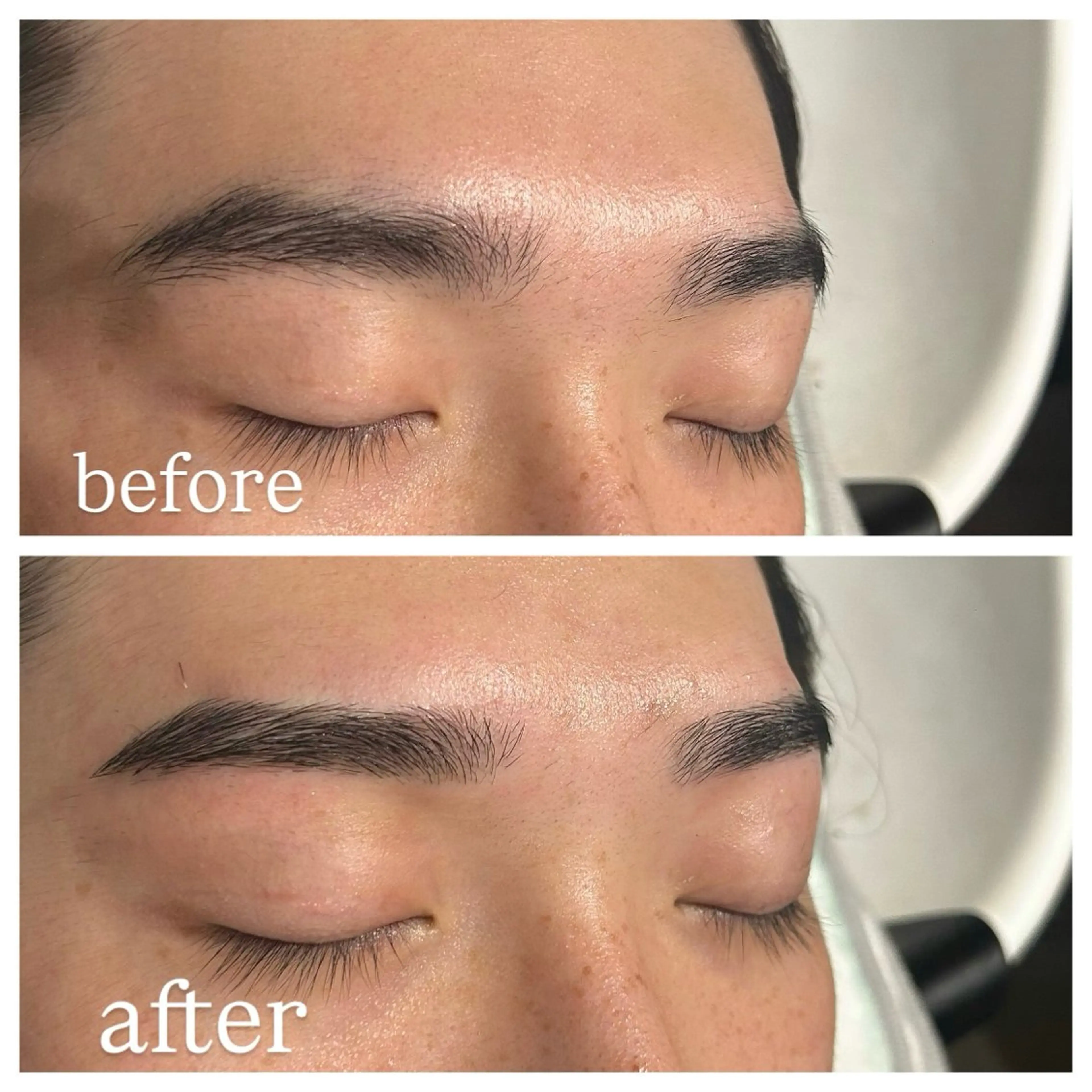 メンズ アイブロウ メンズアイブロウ 眉毛ワックス脱毛 カット メンズ特化美容師👾 チカのヘアスタイル