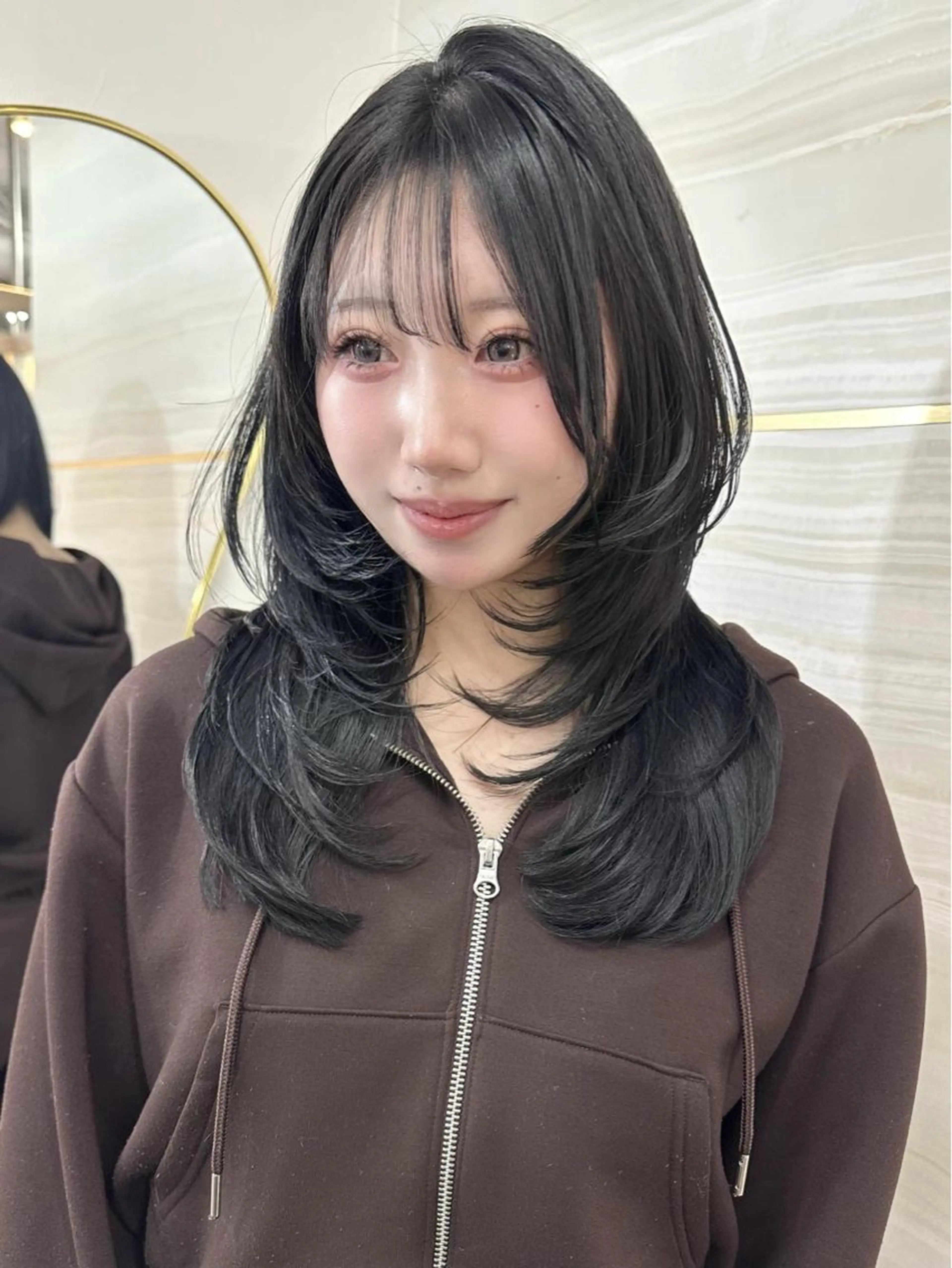 セミロング レイヤーカット 🎀asumi/大宮 /モデル様募集中🎀のヘアスタイル