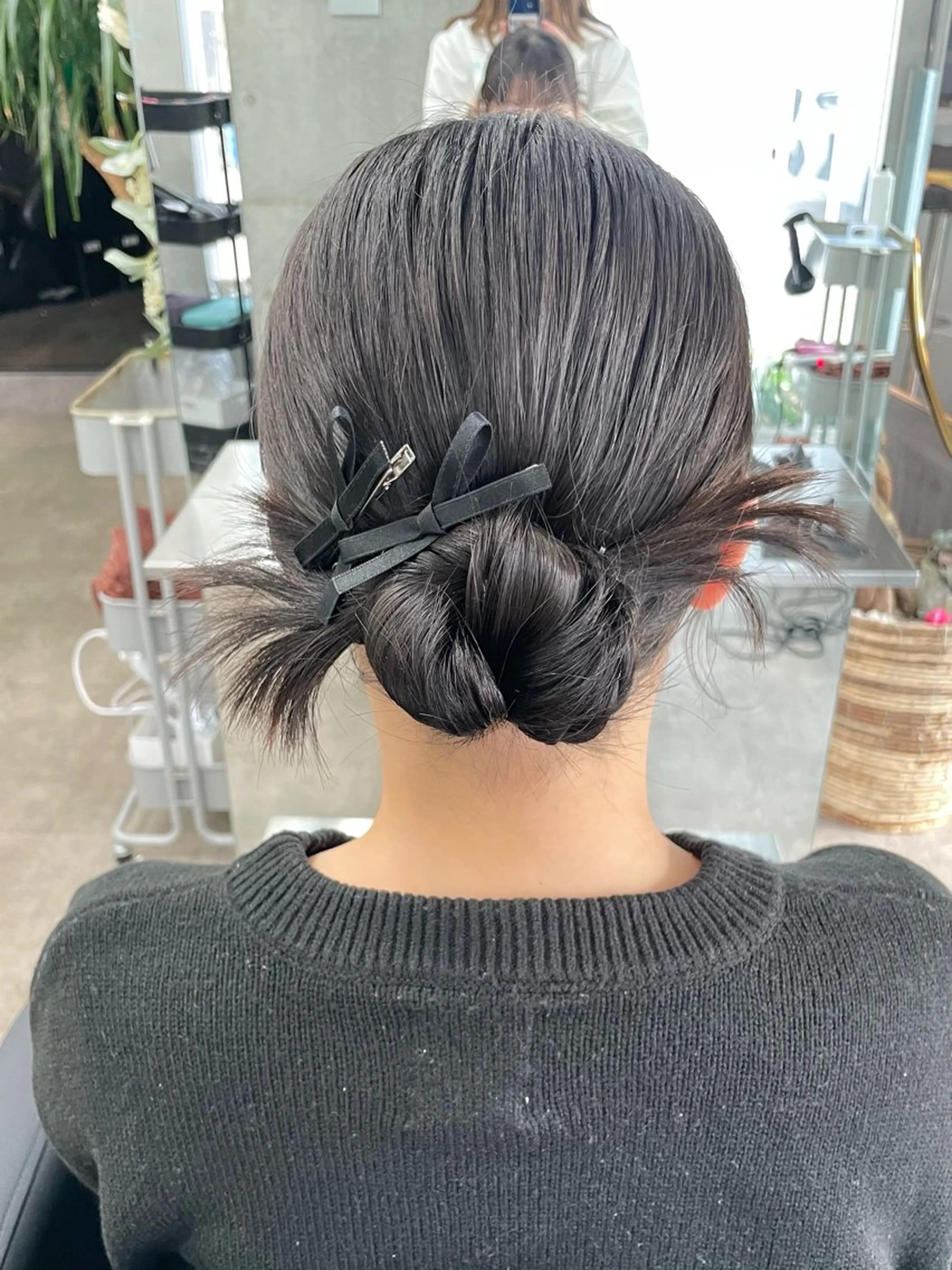 ヘアアレンジ ヘアセット 速水 ゆきののヘアスタイル