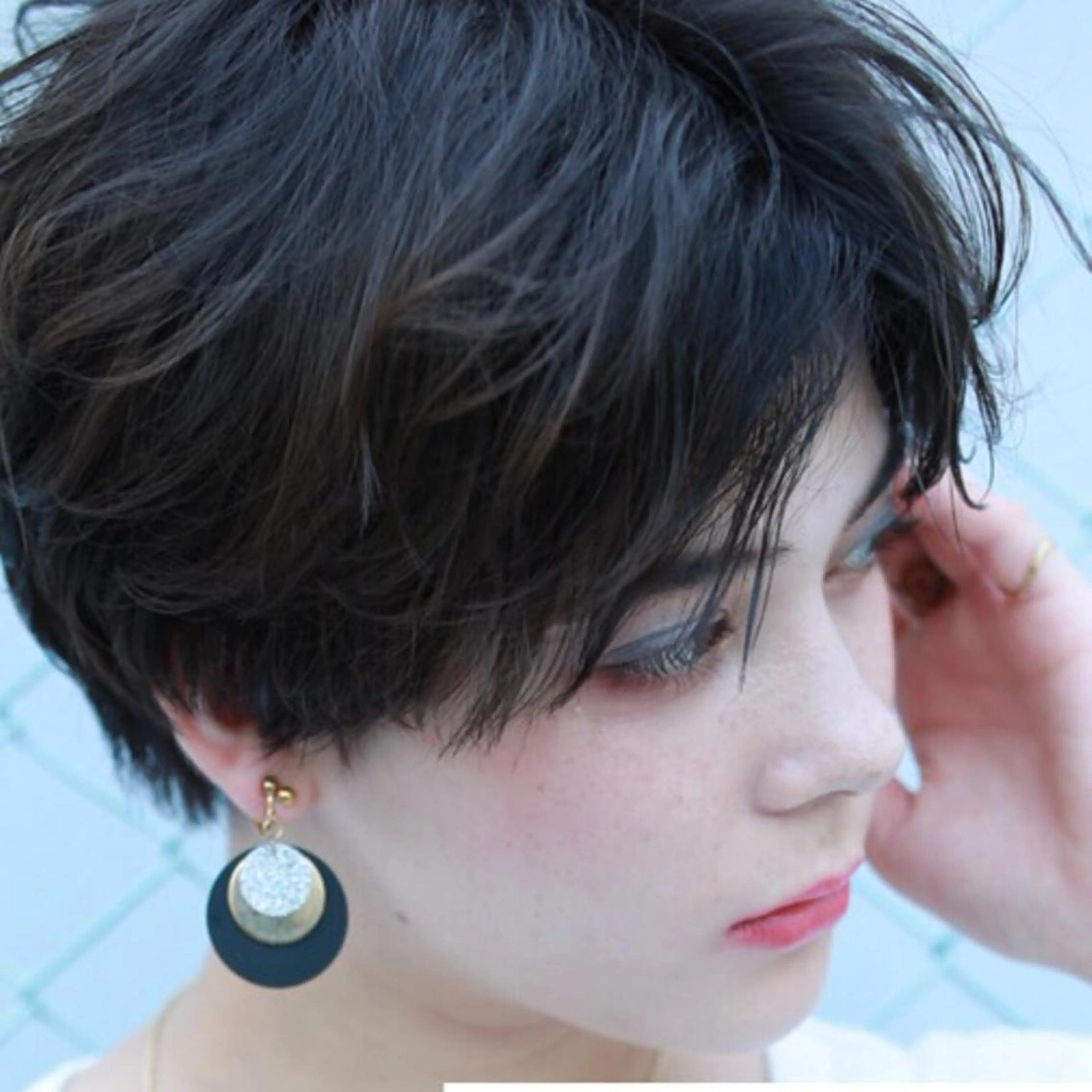 ショート カラー パーマ ヘアアレンジ メンズ キッズ ネイル マツエク・マツパ カット ヘアカラー トリートメント ヘッドスパ premier modelsのヘアスタイル