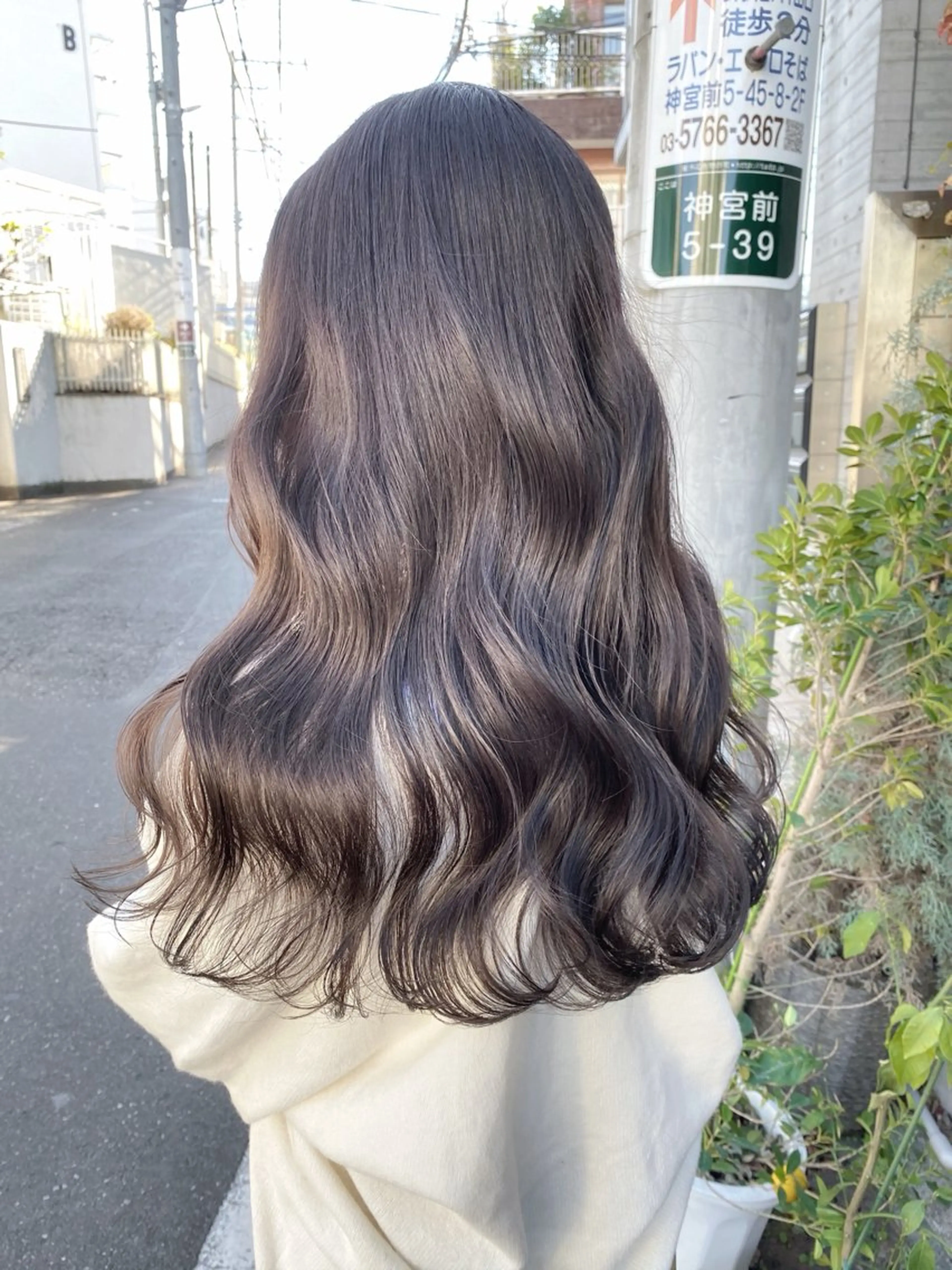 ロング 小船 柚月のヘアスタイル