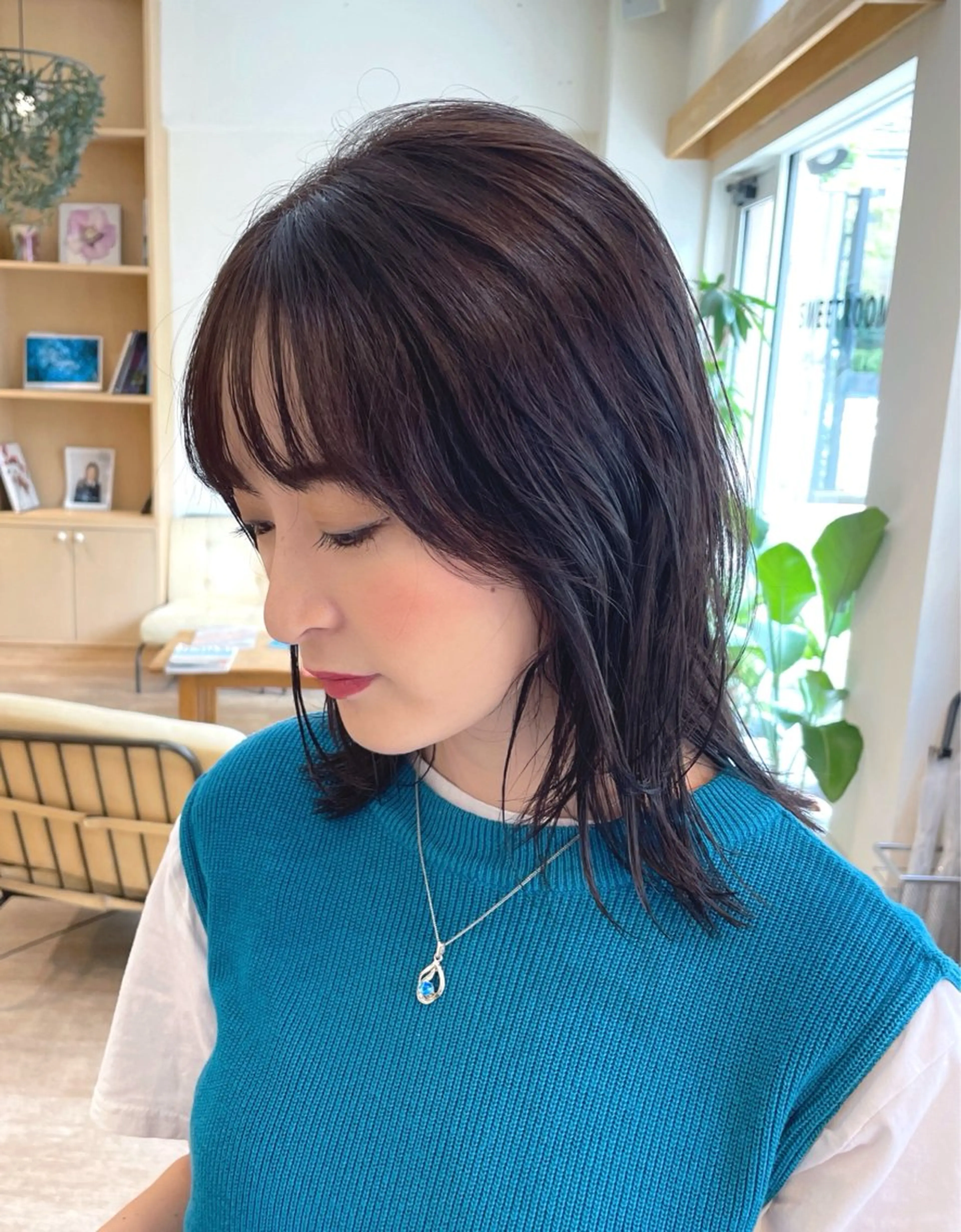ミディアム カラー 髪質改善/似合わせ レイヤー/AYUMUのヘアスタイル