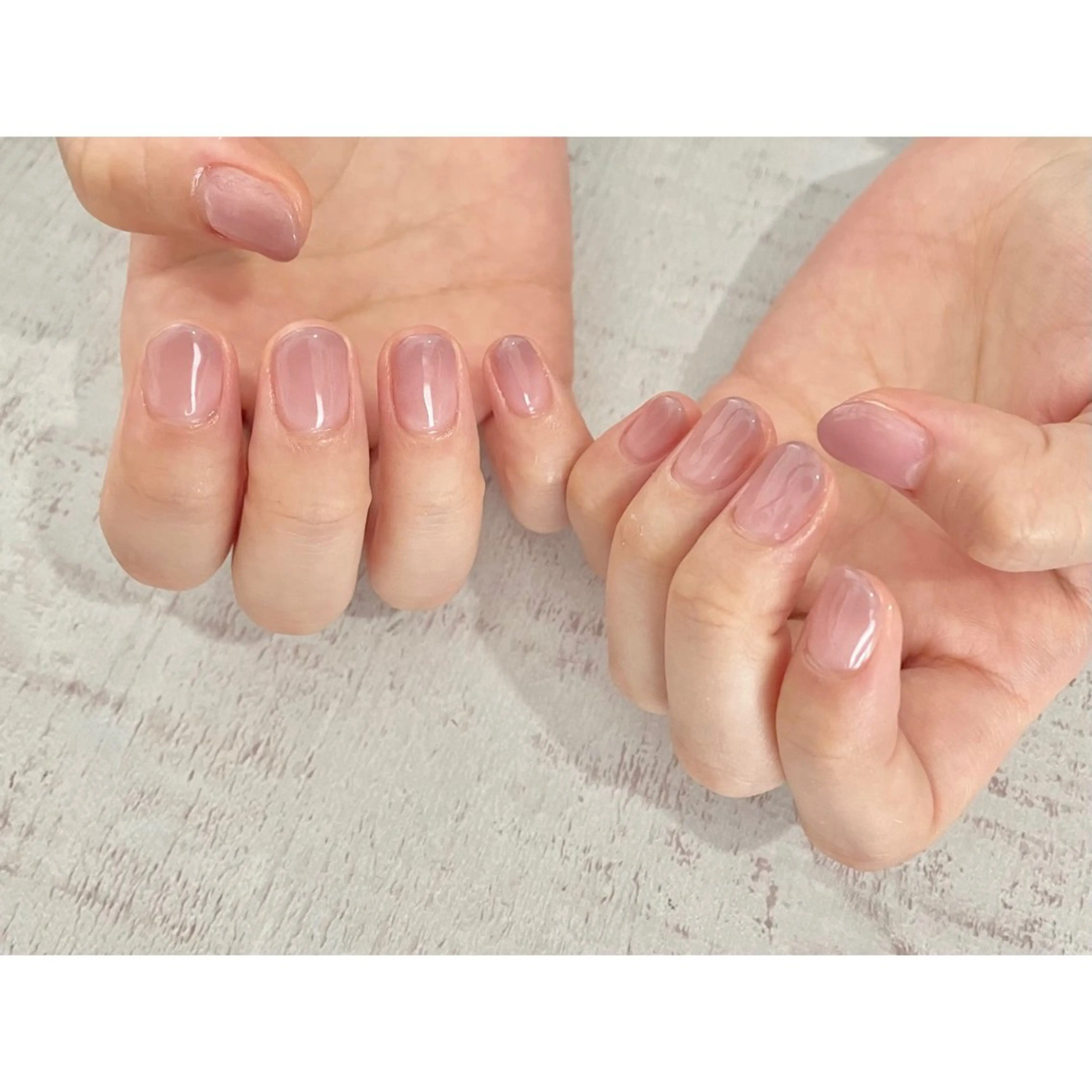 ネイル グラデーション ハンドネイル 𖡼 yumenoのネイルデザイン