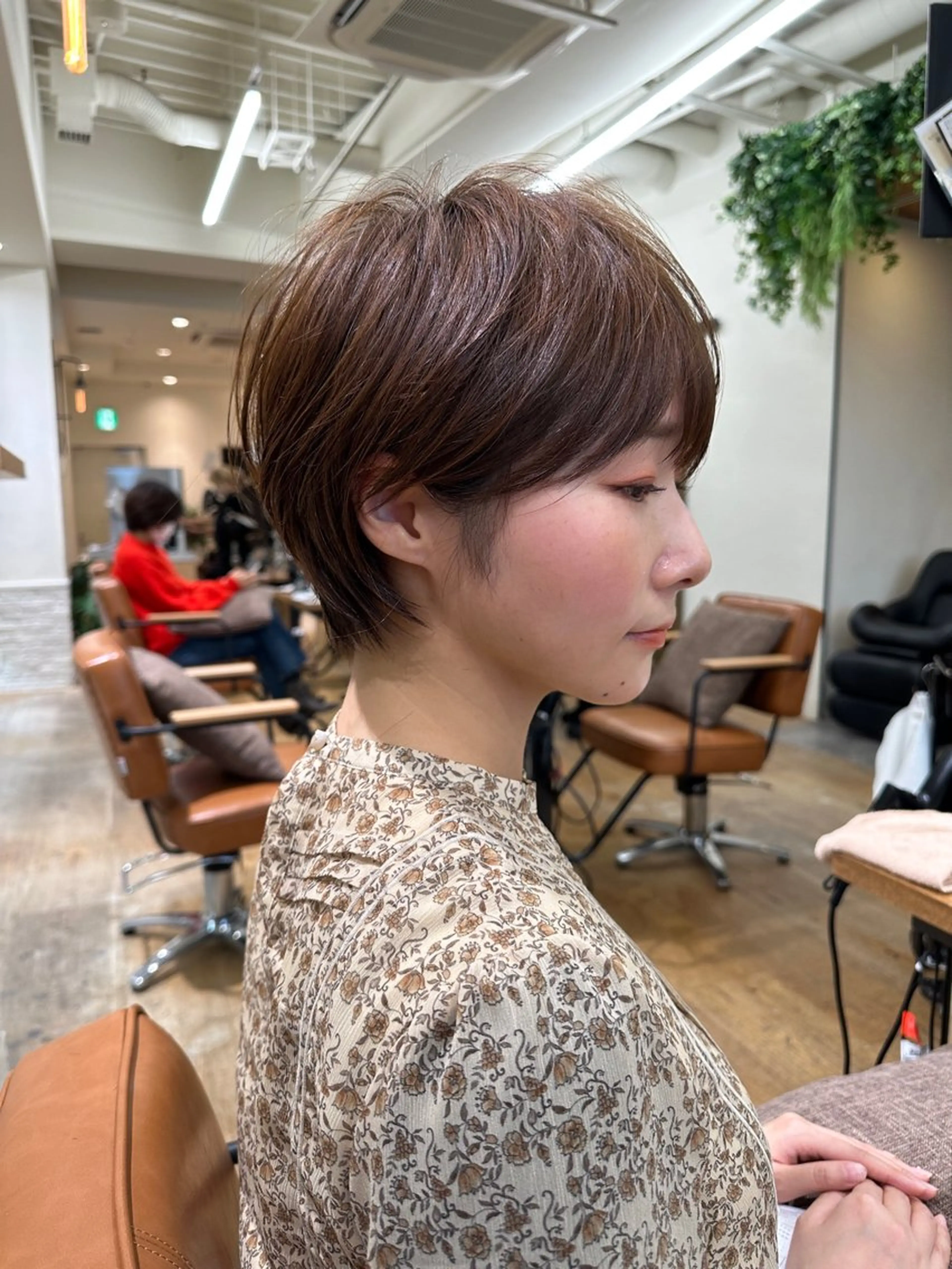 ショート カラー カット 銀座/ショート/ ショートボブ広瀬のヘアスタイル
