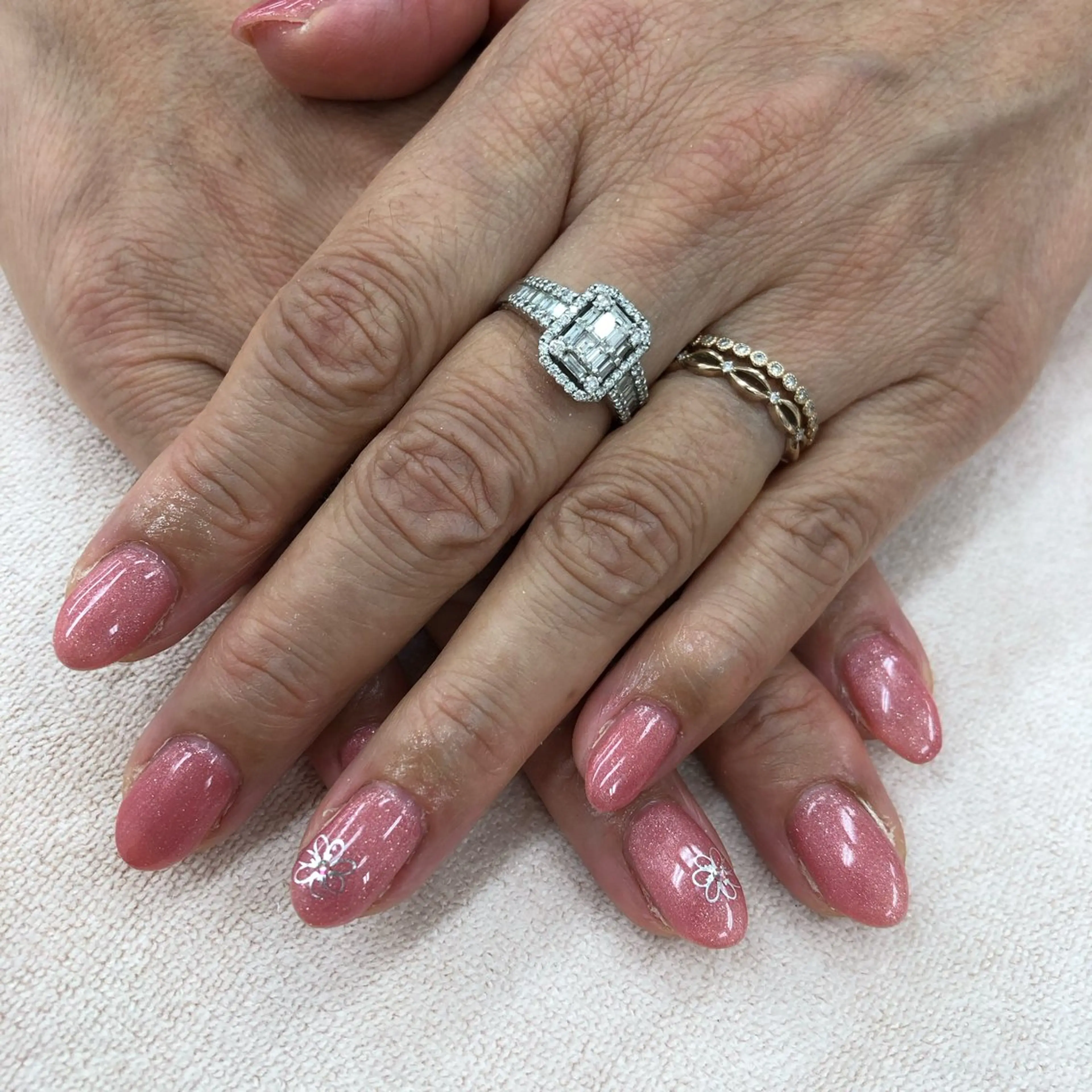 ネイル フラワーネイル 🌺Bianca立川 HAGA🌺のネイルデザイン