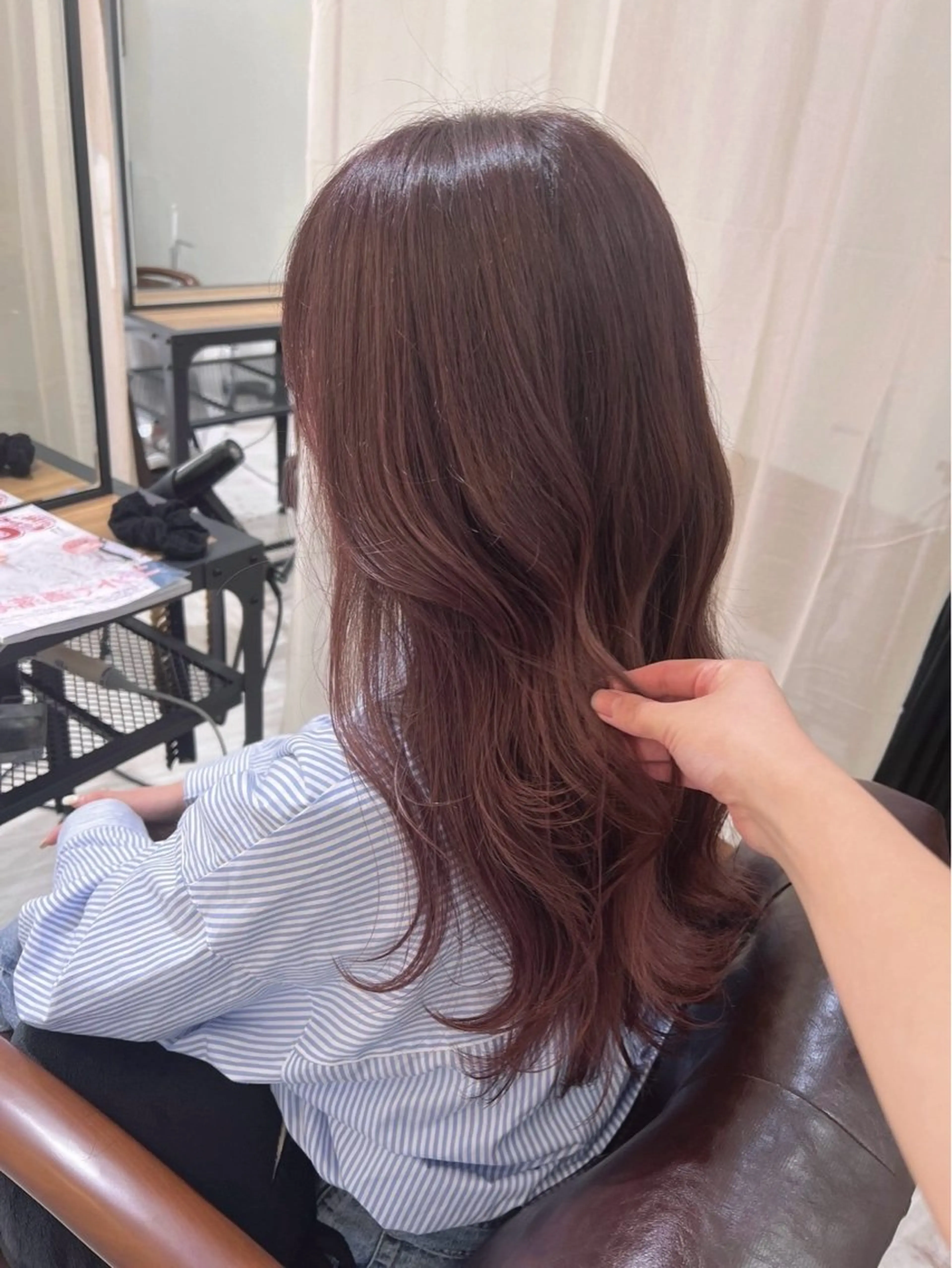 ロング カット ヘアカラー 特化✨透明感カラー 白髪染め✨住田緋菜のヘアスタイル