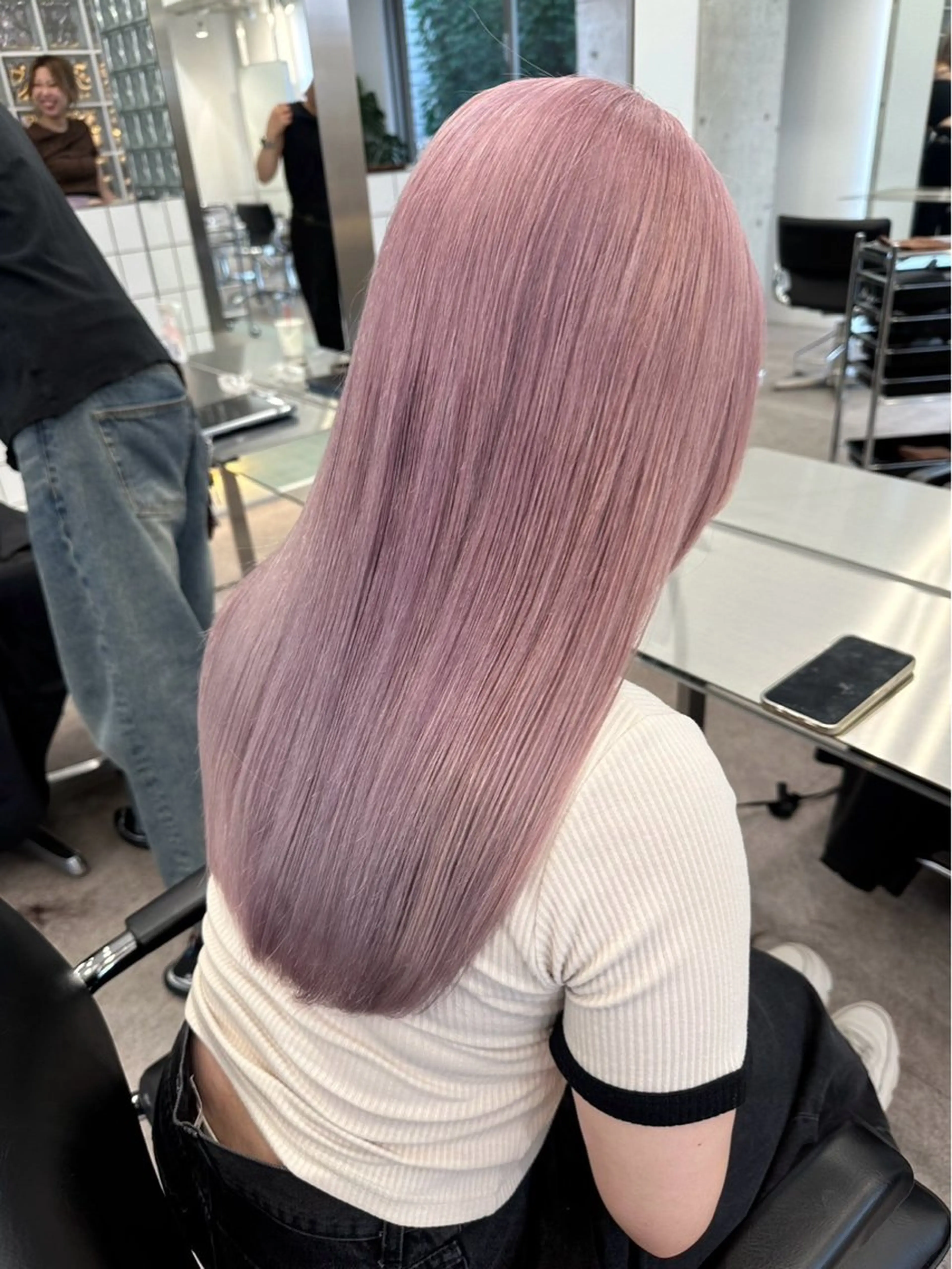 ロング ボブカット 💎坪谷のヘアスタイル