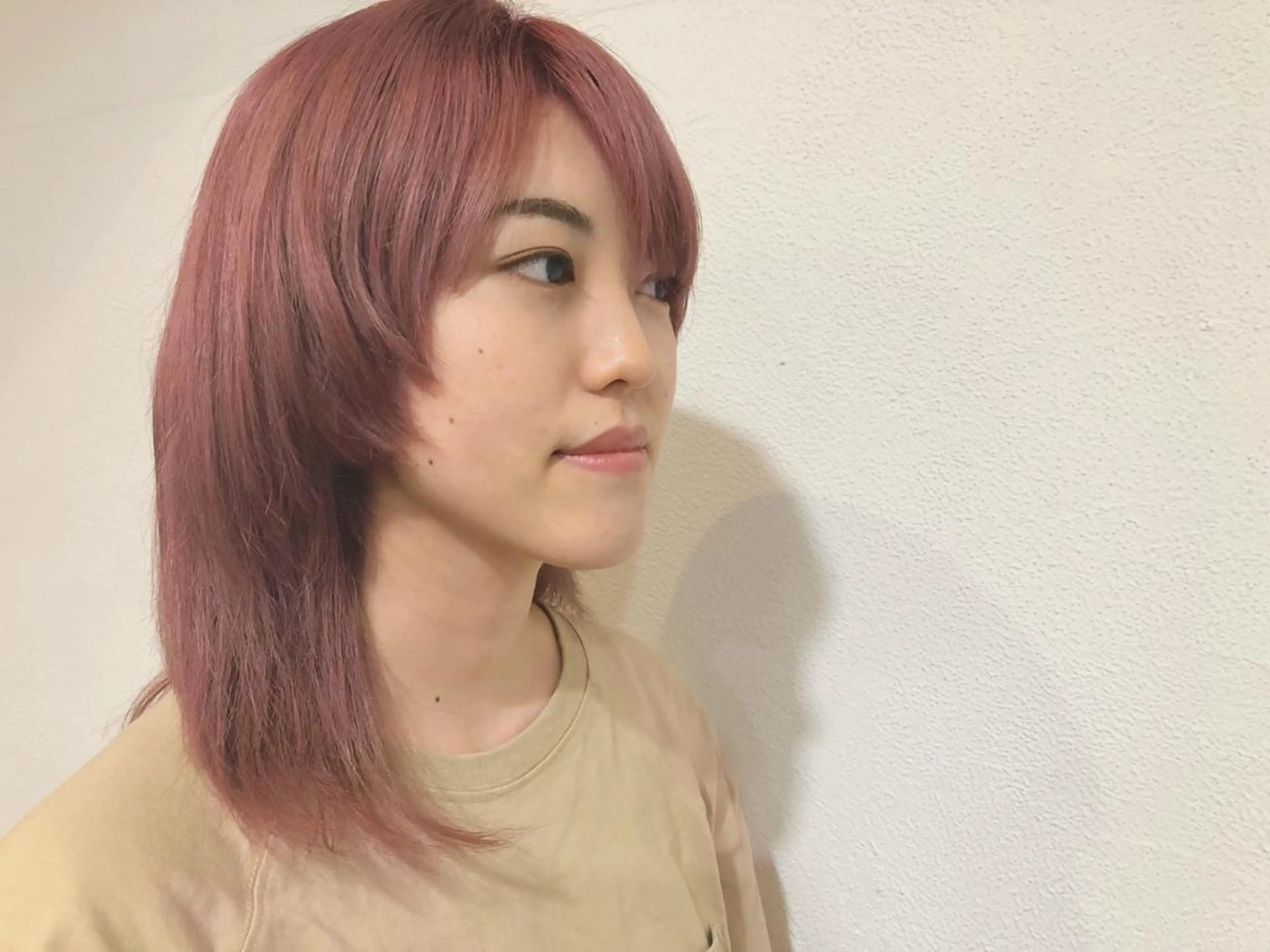セミロング カラー パ ルのヘアスタイル