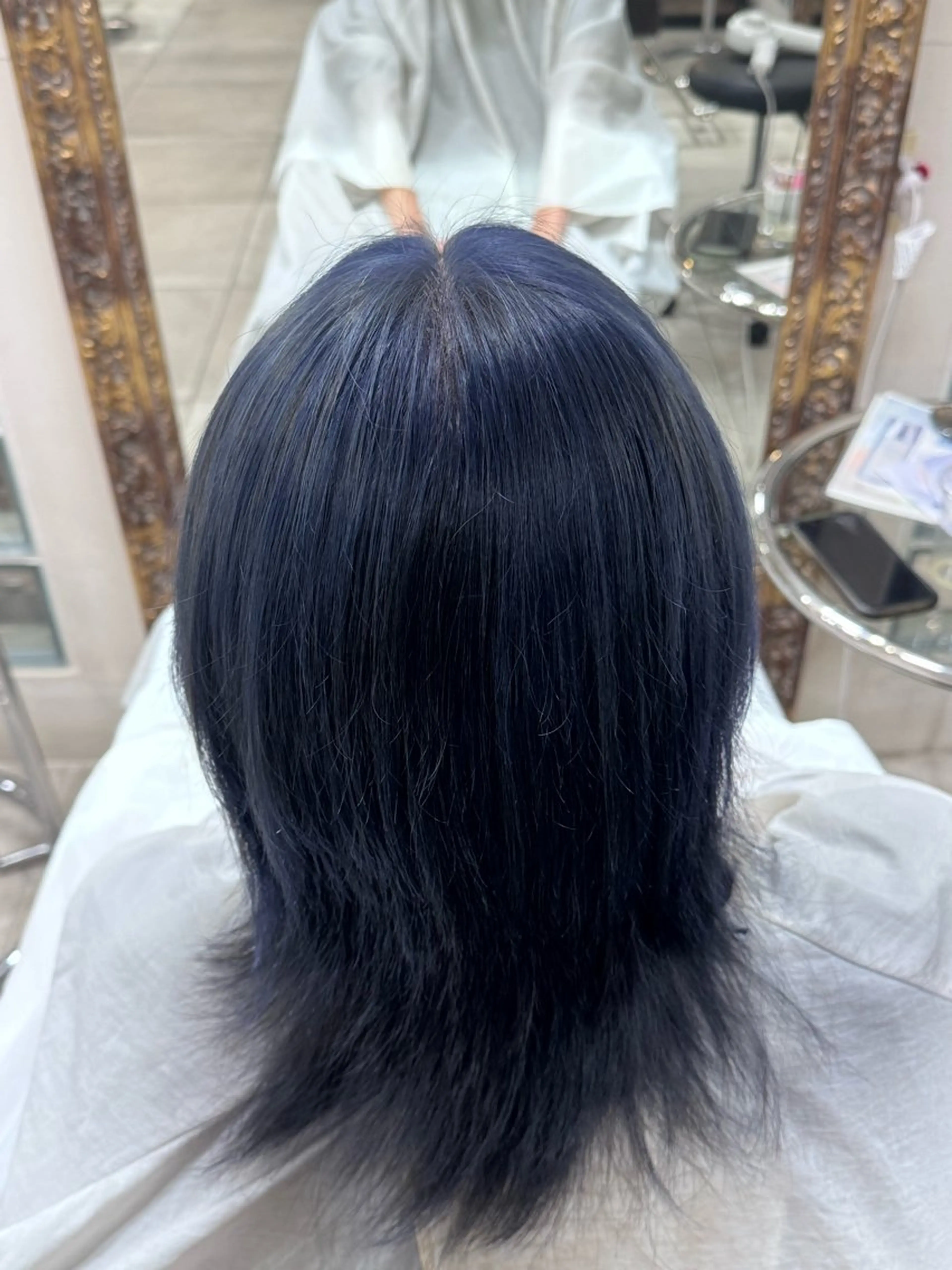 ミディアム ヘアカラー 佐藤 凜のヘアスタイル