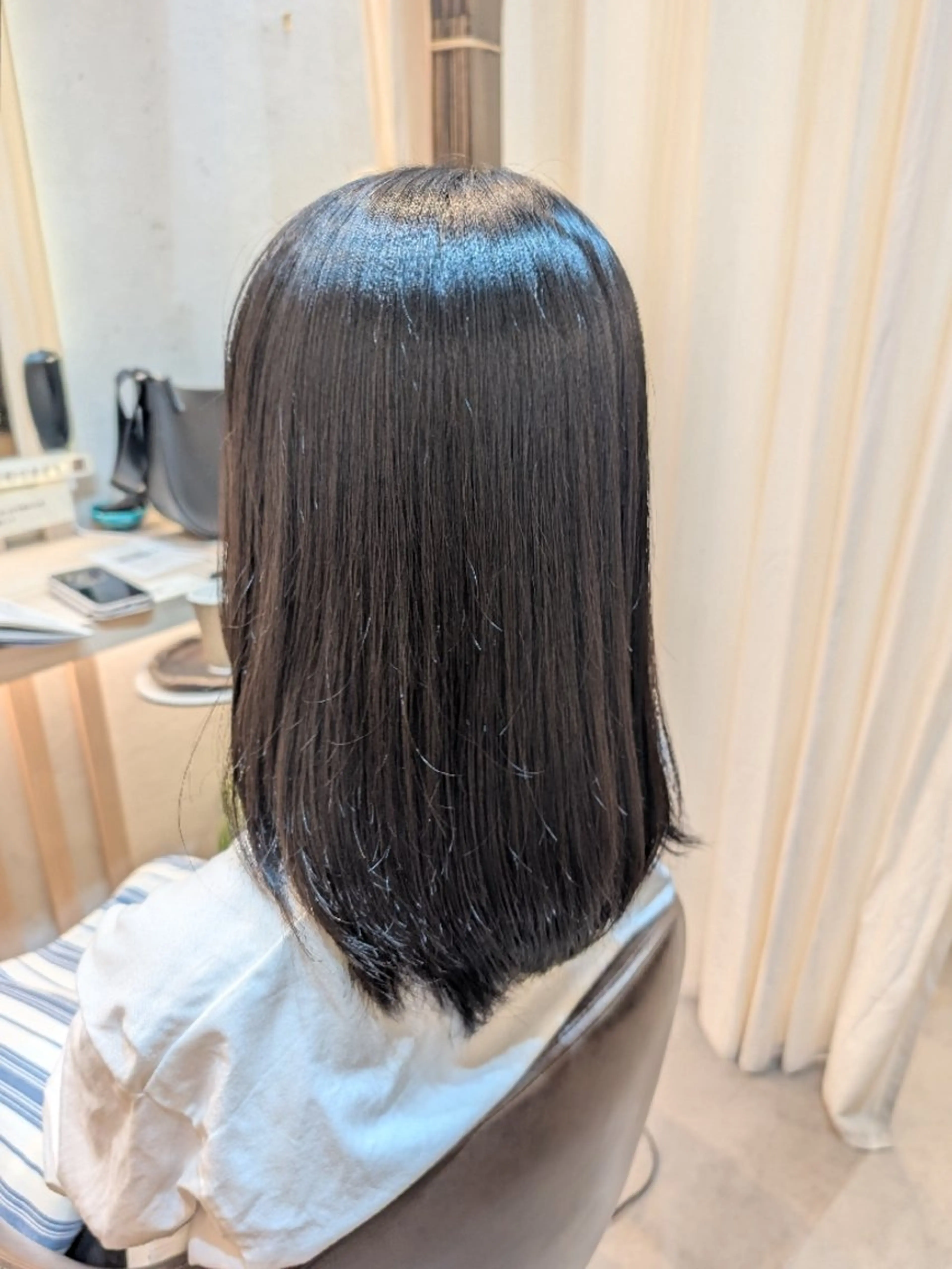 ミディアム 縮毛矯正 縮毛矯正 トリートメント ヘッドスパ ヘアセット koto💭 コトのヘアスタイル