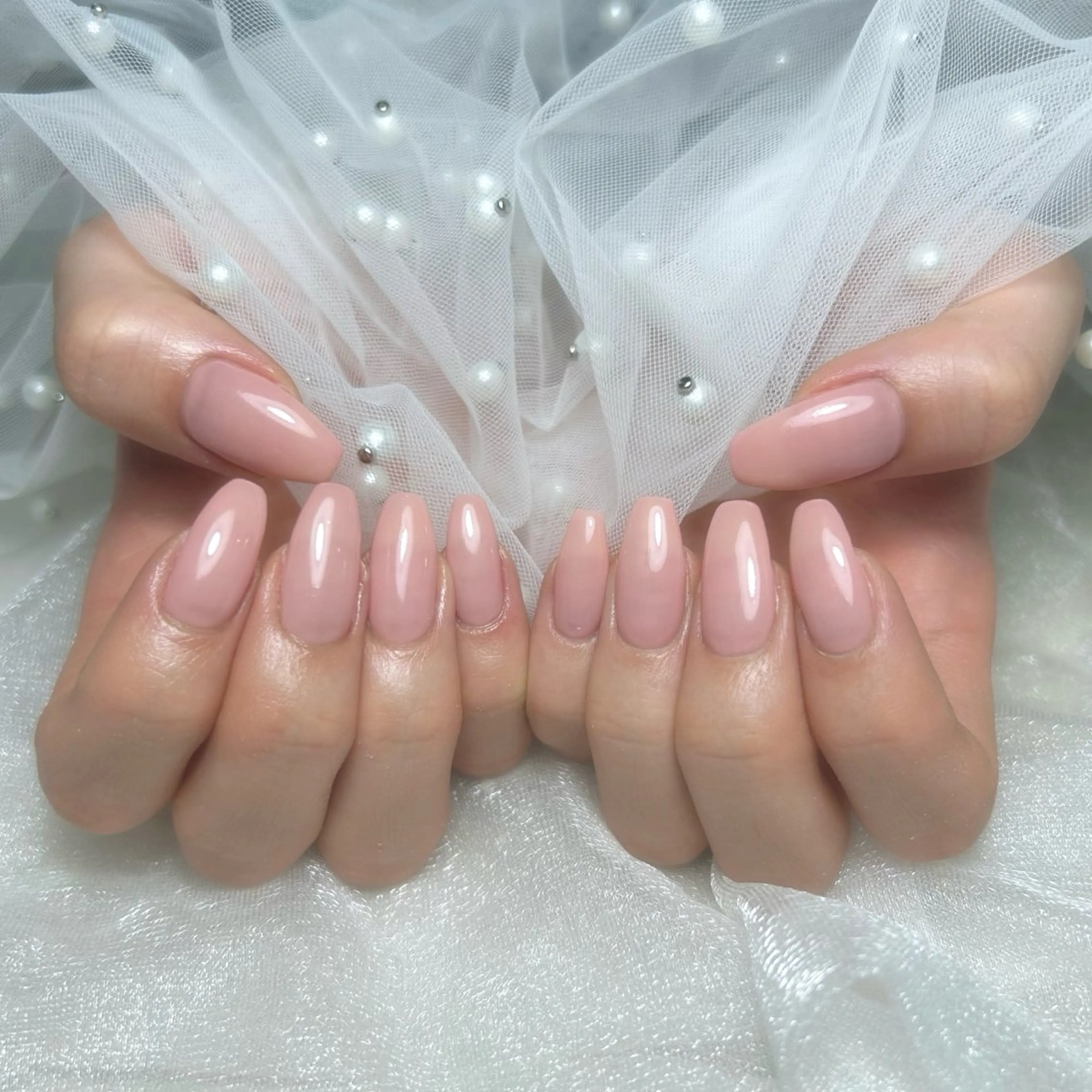 ワンカラー/ラメグラデーションの写真