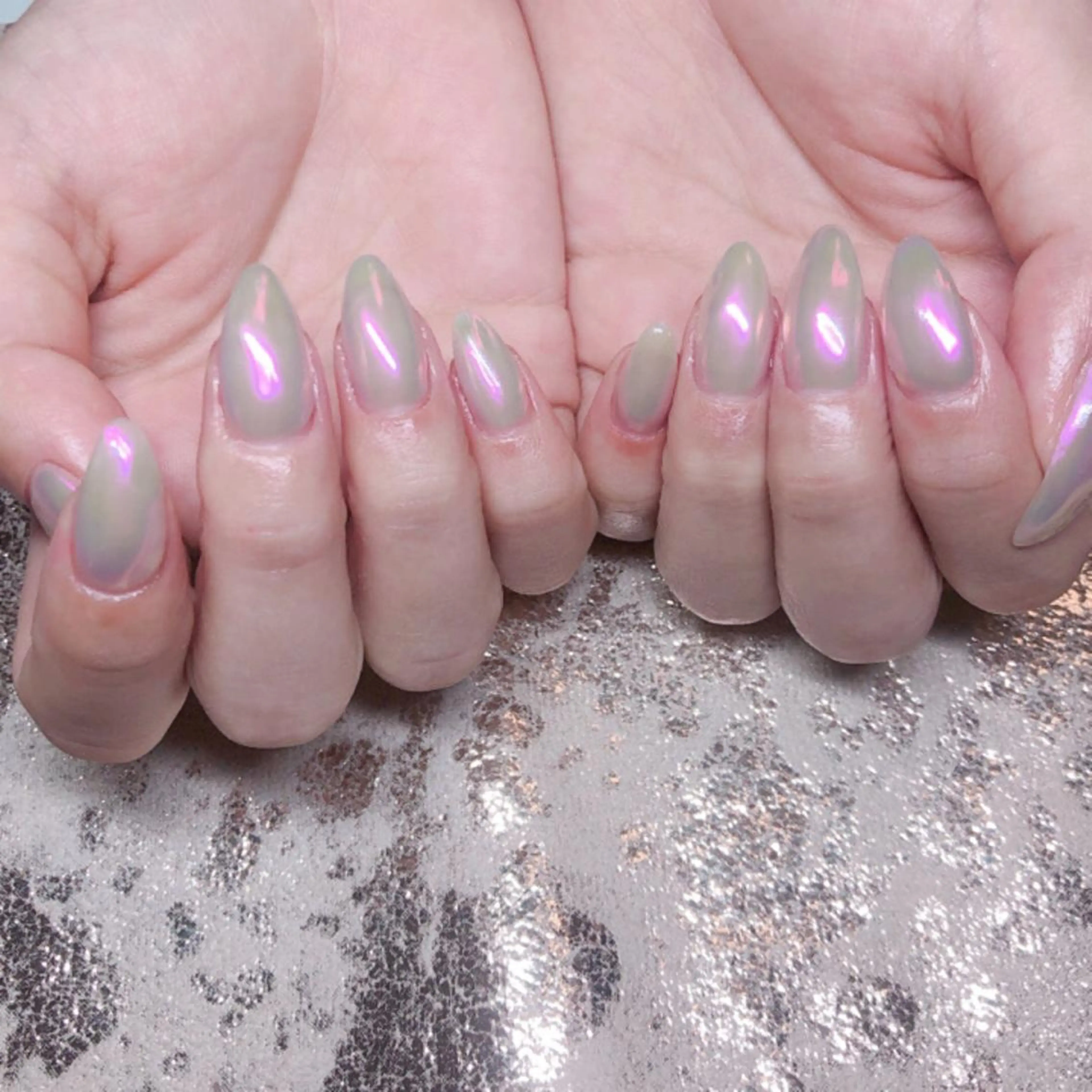 ネイル ミラーネイル DollyGirl KYOKOのネイルデザイン