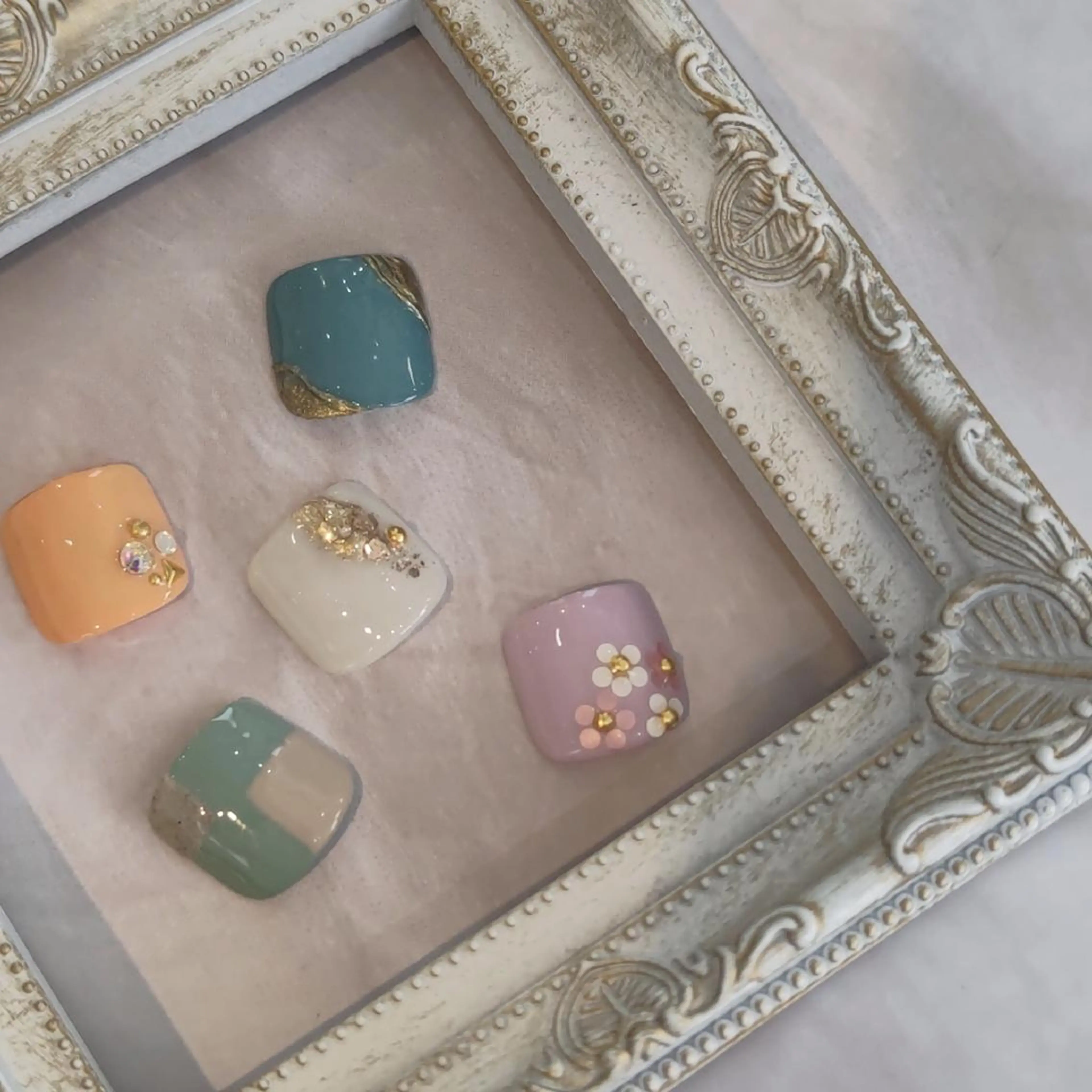 ネイル フットネイル felicita fumi♡のネイルデザイン