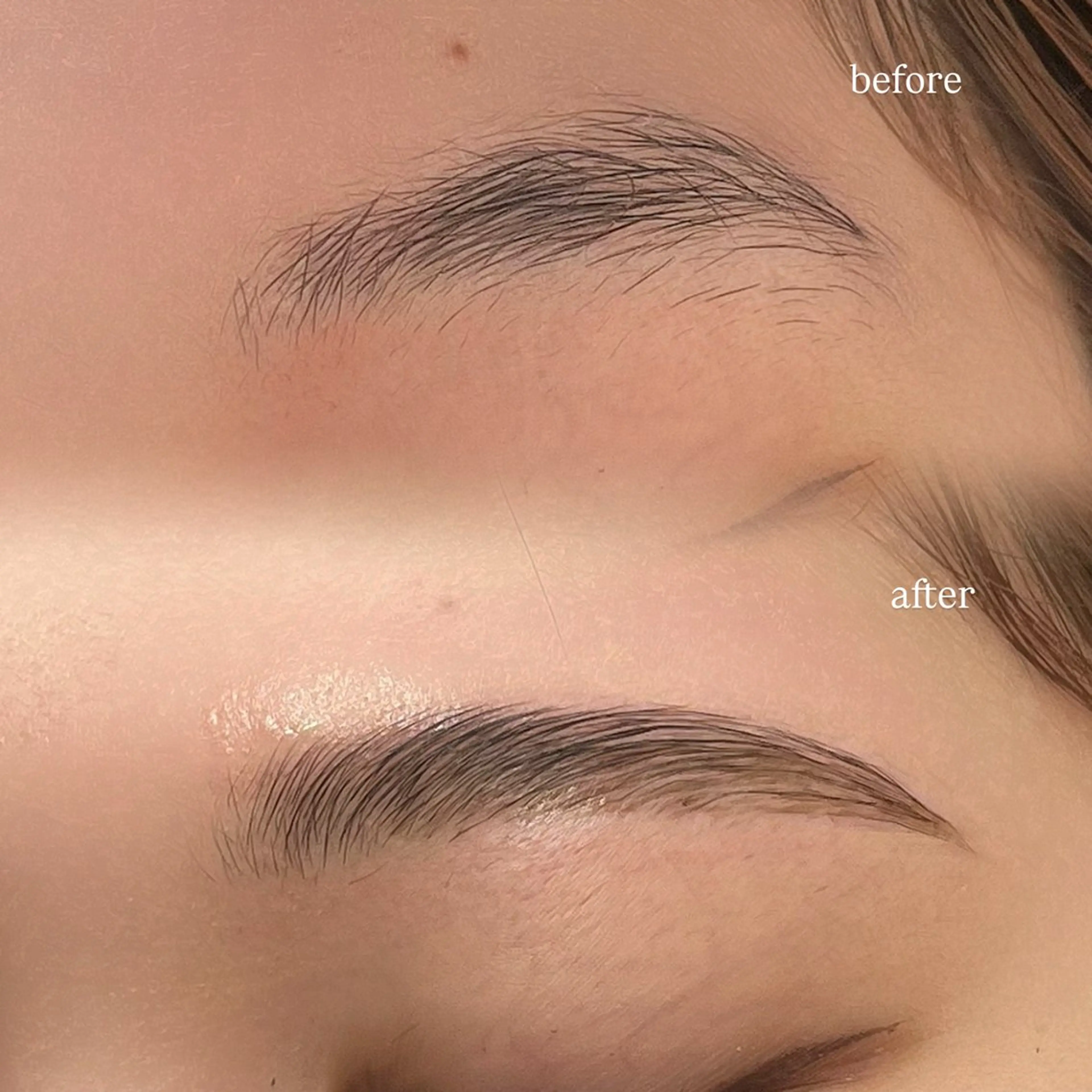 アイブロウ ハリウッドブロウリフト Lily広島 kohanaのマツエク・マツパデザイン