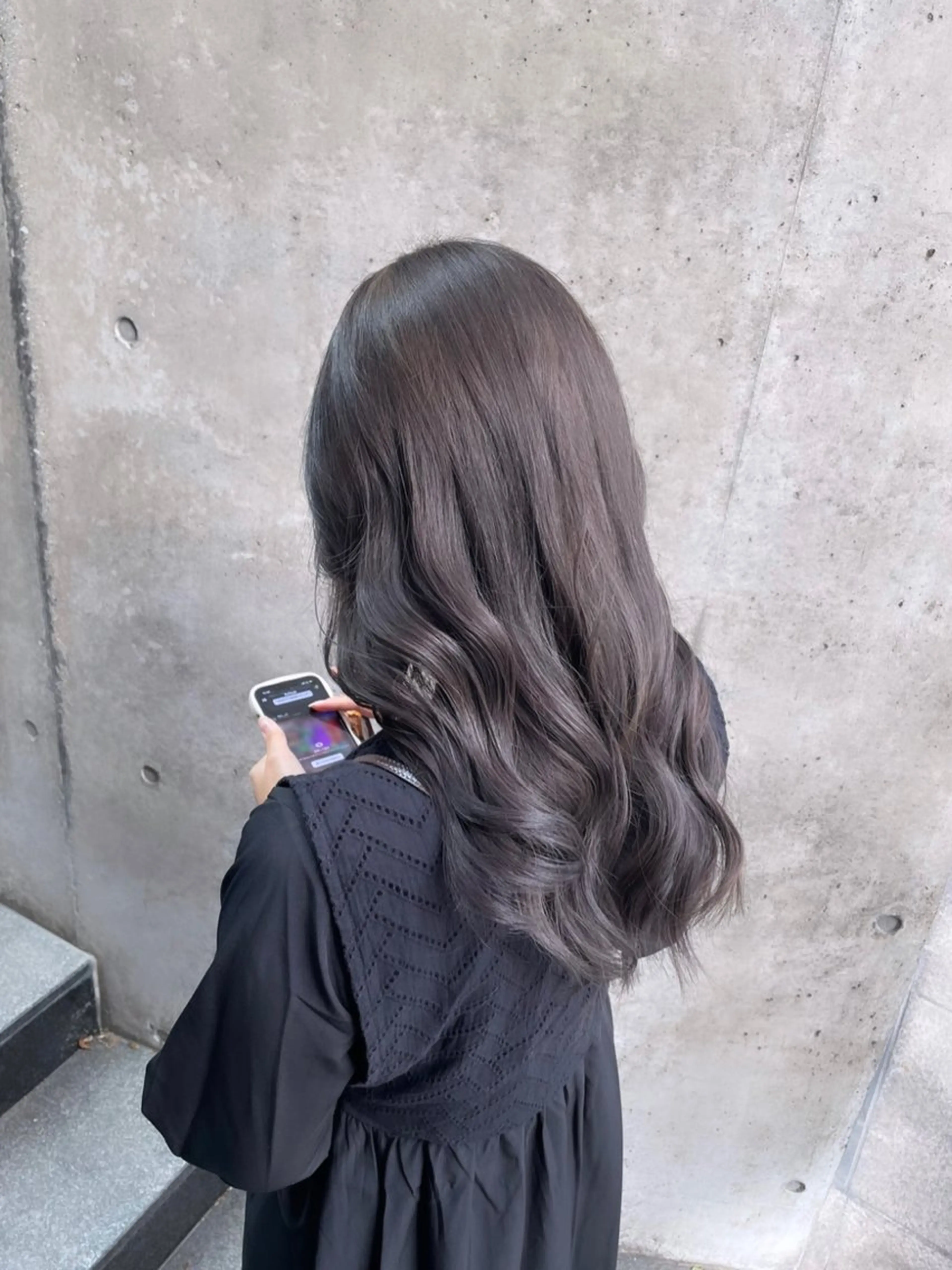 ロング ヘアカラー 西山祐生/ハイトーン /ケアブリーチ/艶髪のヘアスタイル