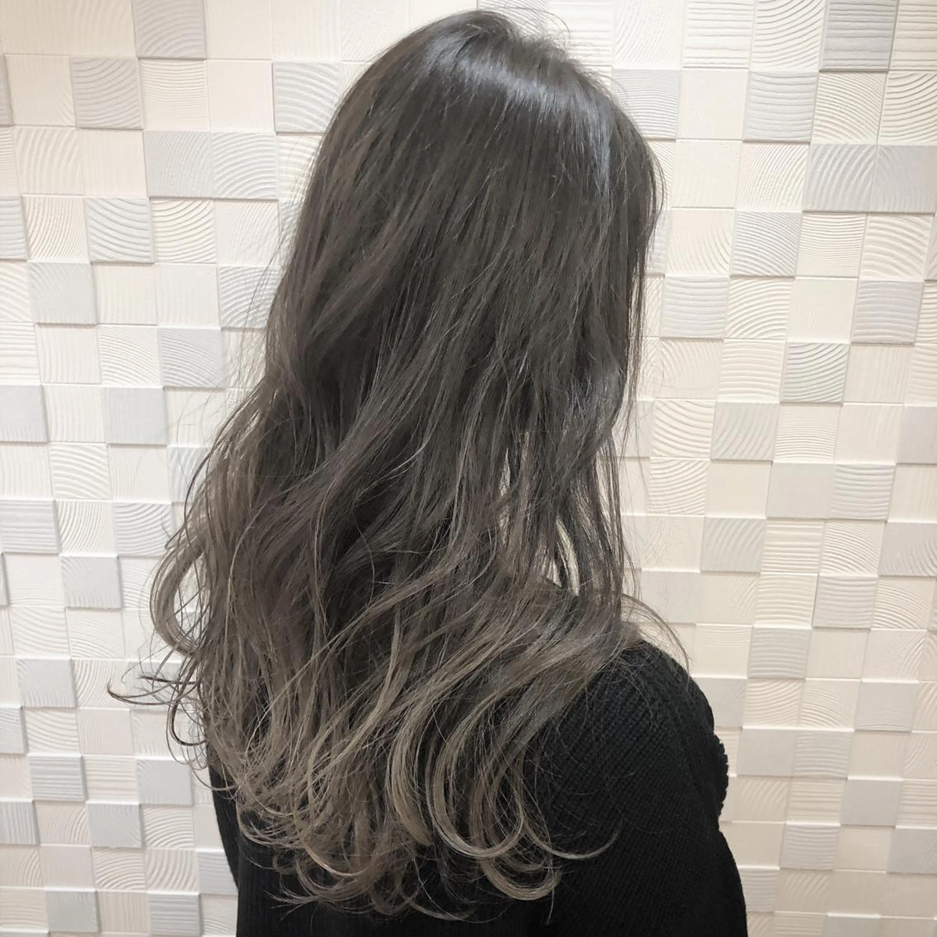 ロング ヘアカラー トリートメント HAIR BRAND Link トアロードのヘアスタイル