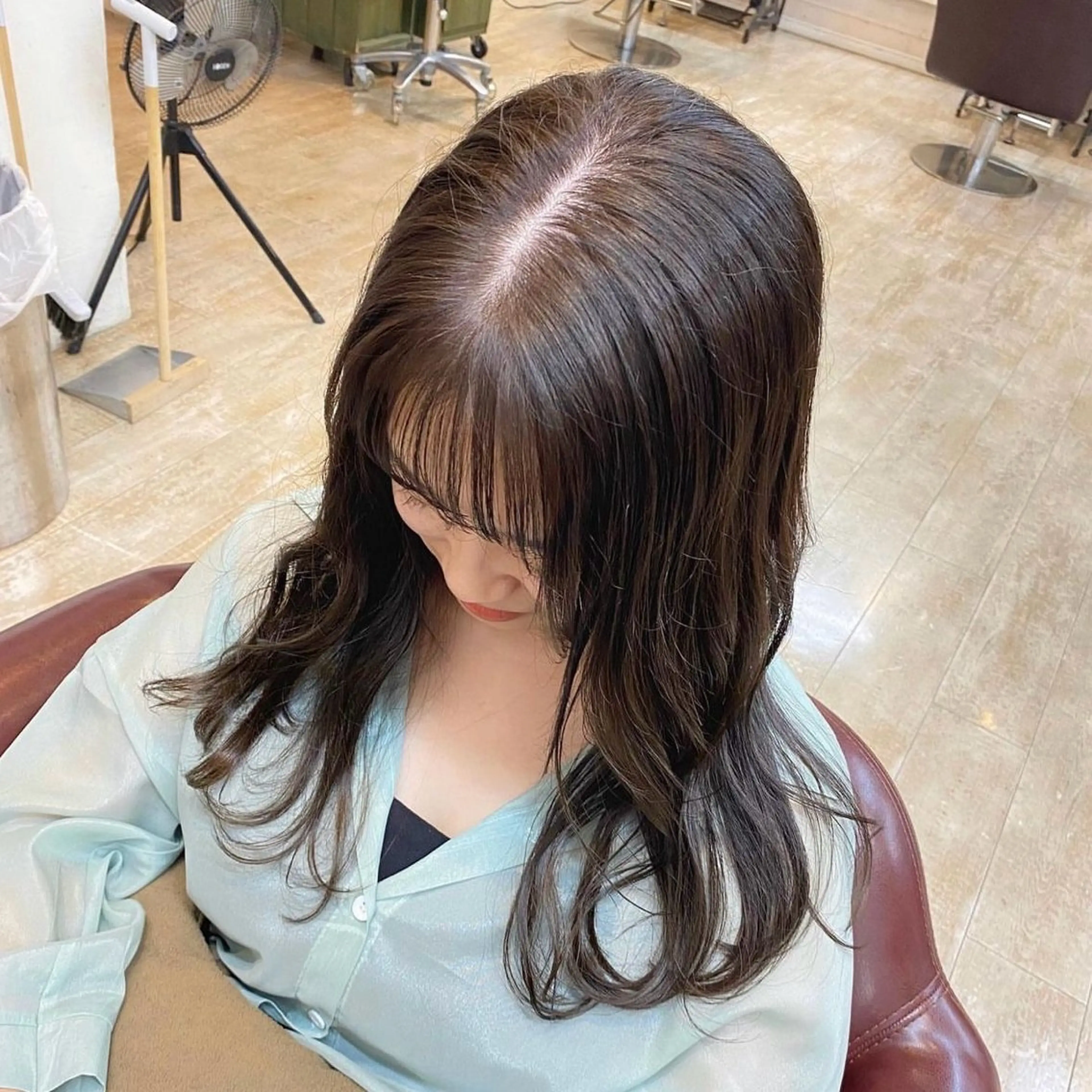 ロング カラー アッシュ 透明感カラー ♡Yusa 【モデル様募集停止】のヘアスタイル