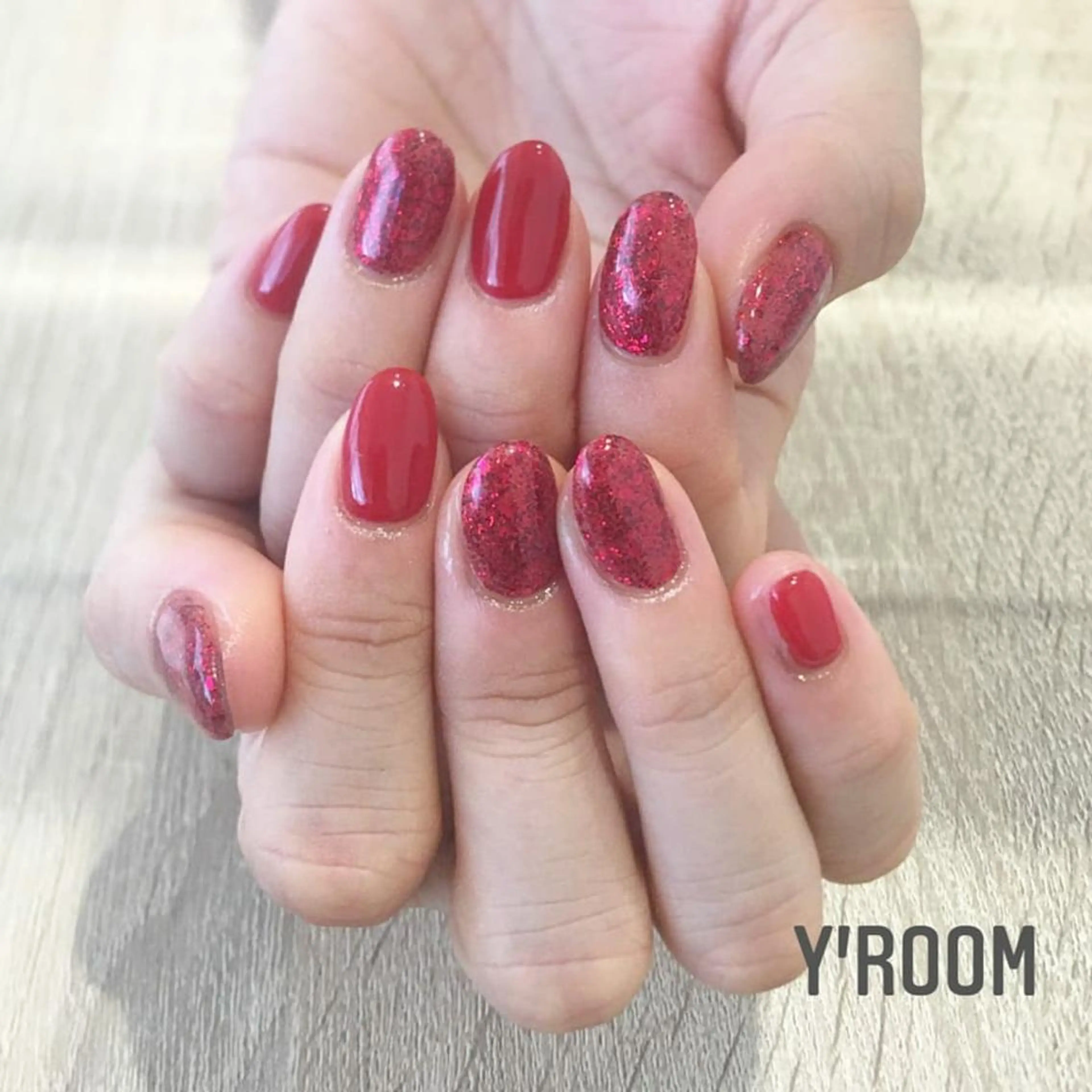 ネイル ジェルネイル ラメ(グリッター) ニュアンスネイル ワンカラーネイル パラジェル ハンドネイル YUKA （ネイリスト）のネイルデザイン