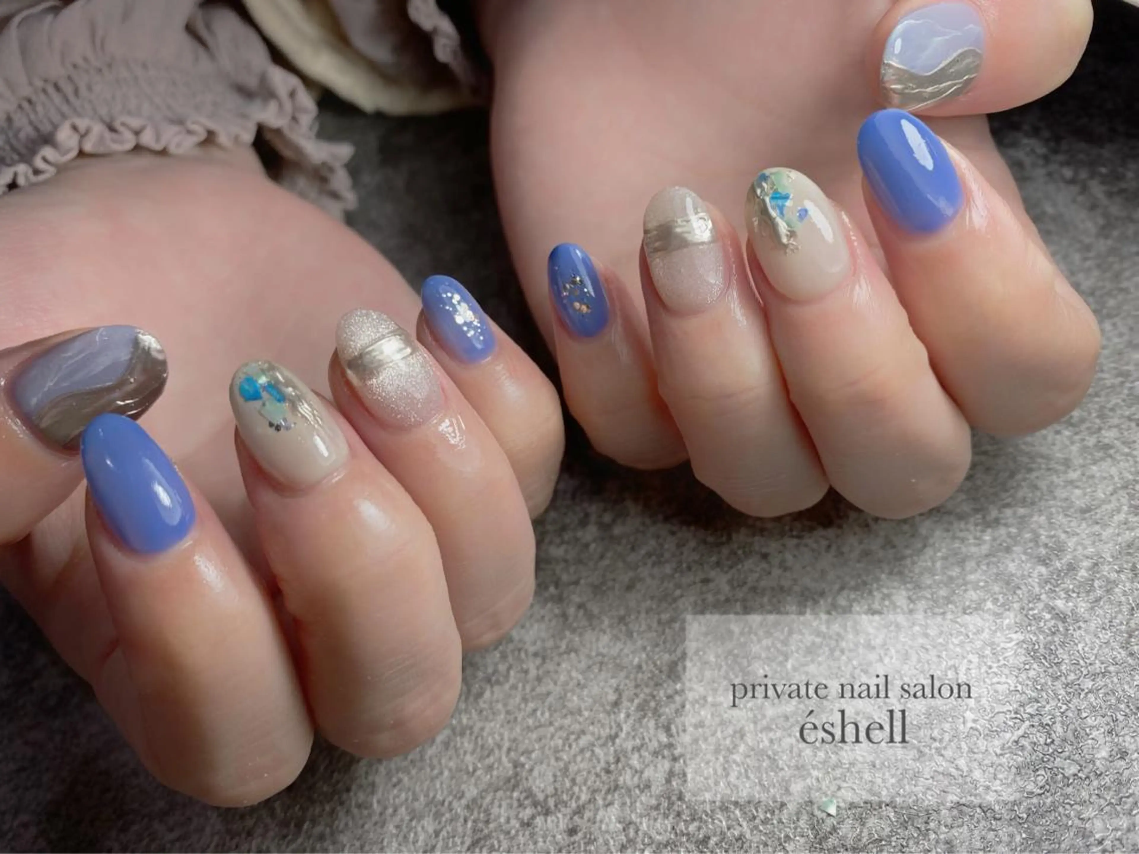ネイル ハンドネイル nail salon éshellのネイルデザイン