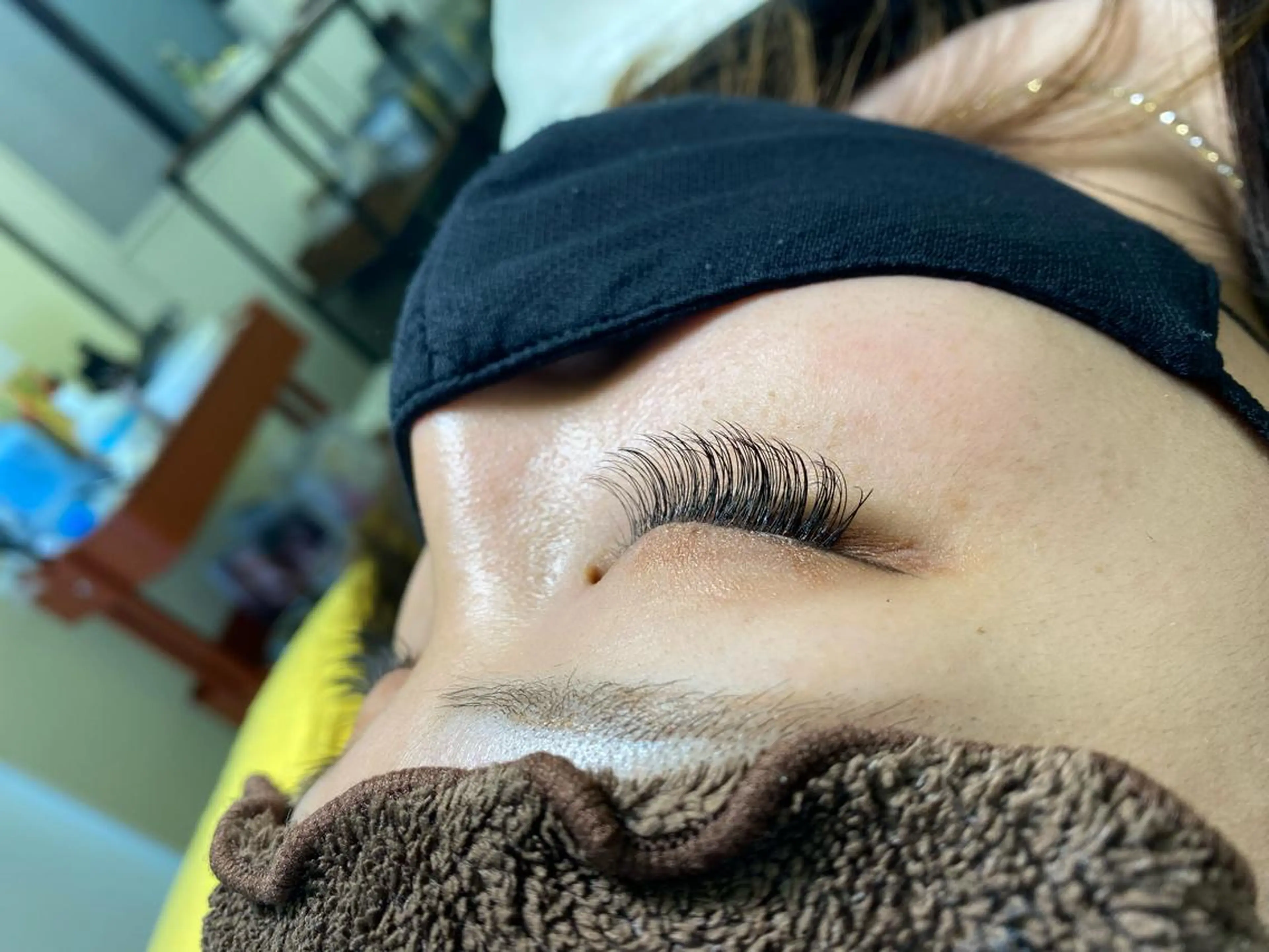 マツエク・マツパ Dカール フラットラッシュ kim sourireのマツエク・マツパデザイン