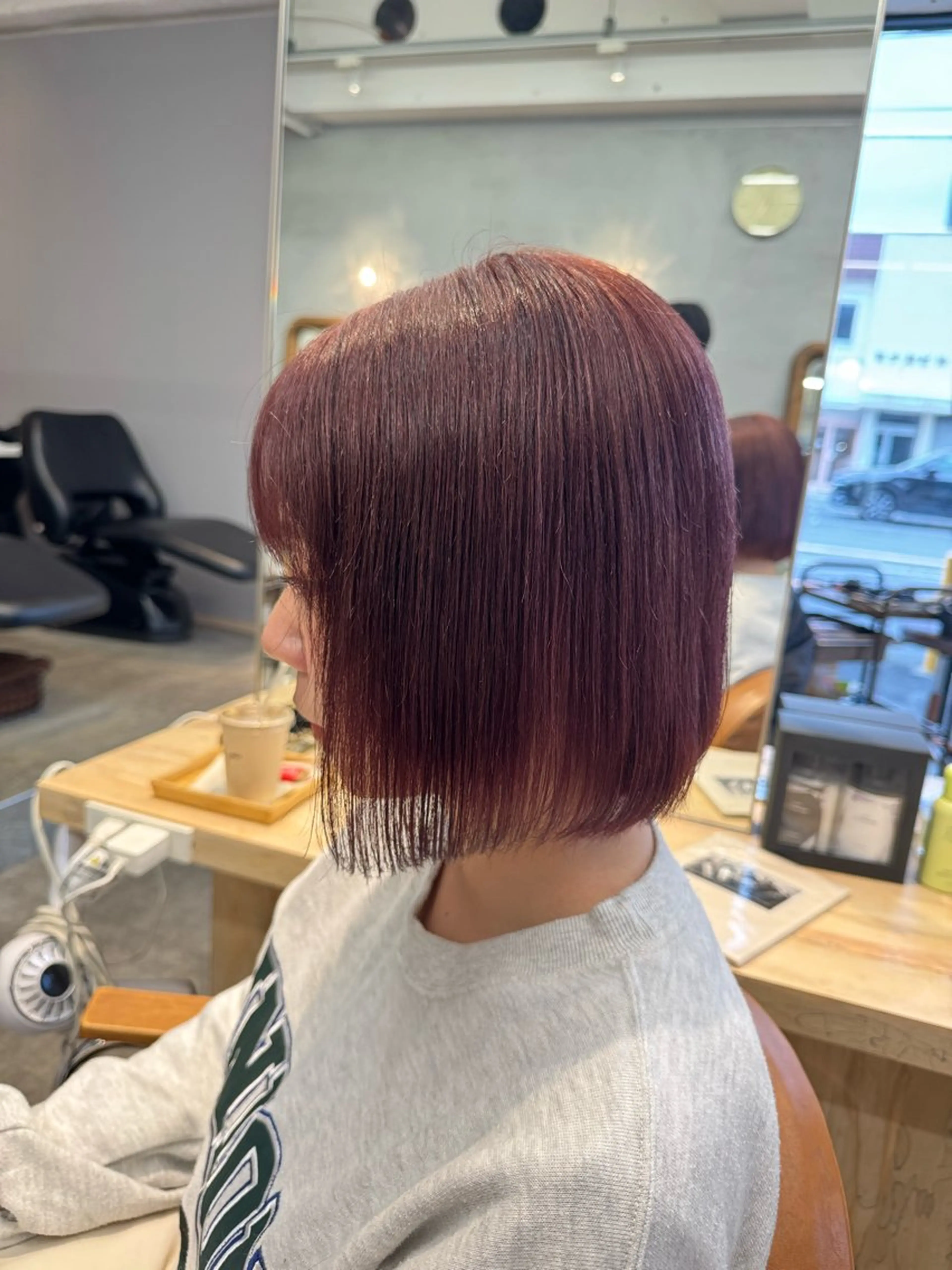 ショート ボブ カット ヘアカラー オスズ 🎀´-のヘアスタイル