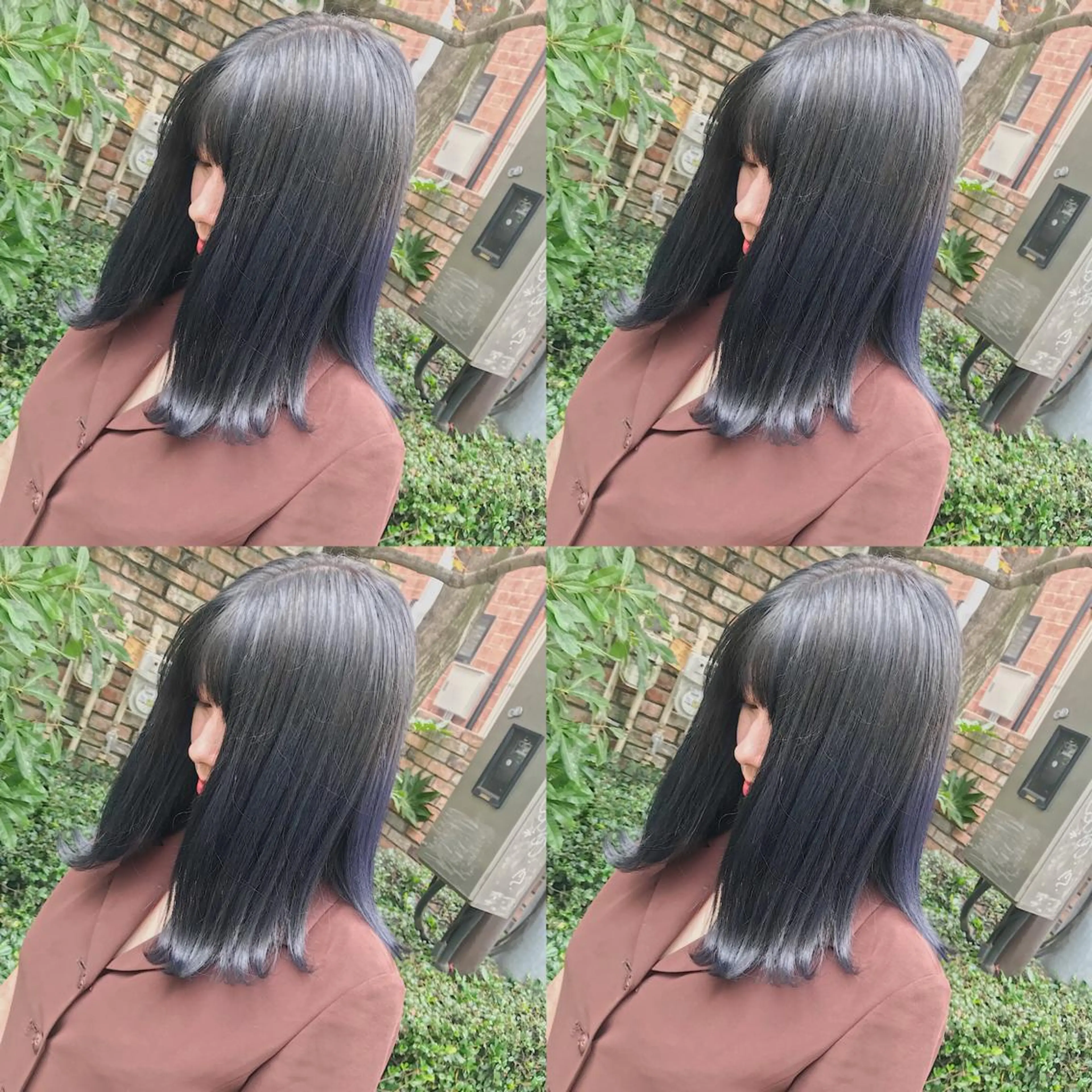 ミディアム カラー ヘアアレンジ カット ヘアカラー トリートメント TAKUMAブリーチ /切りっぱなし🪽のヘアスタイル