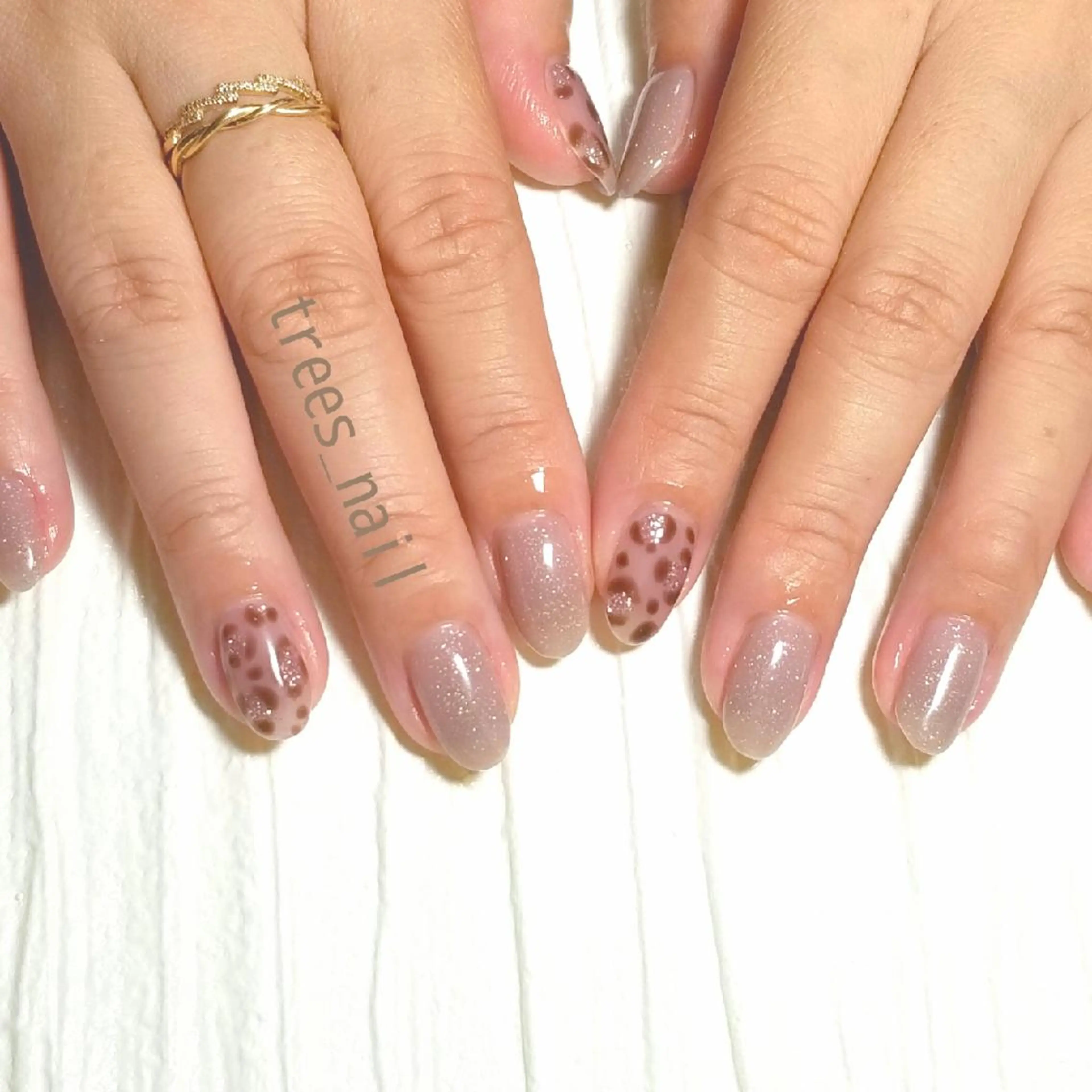 ネイル アニマル柄 ハンドネイル フットネイル trees_ nailのネイルデザイン