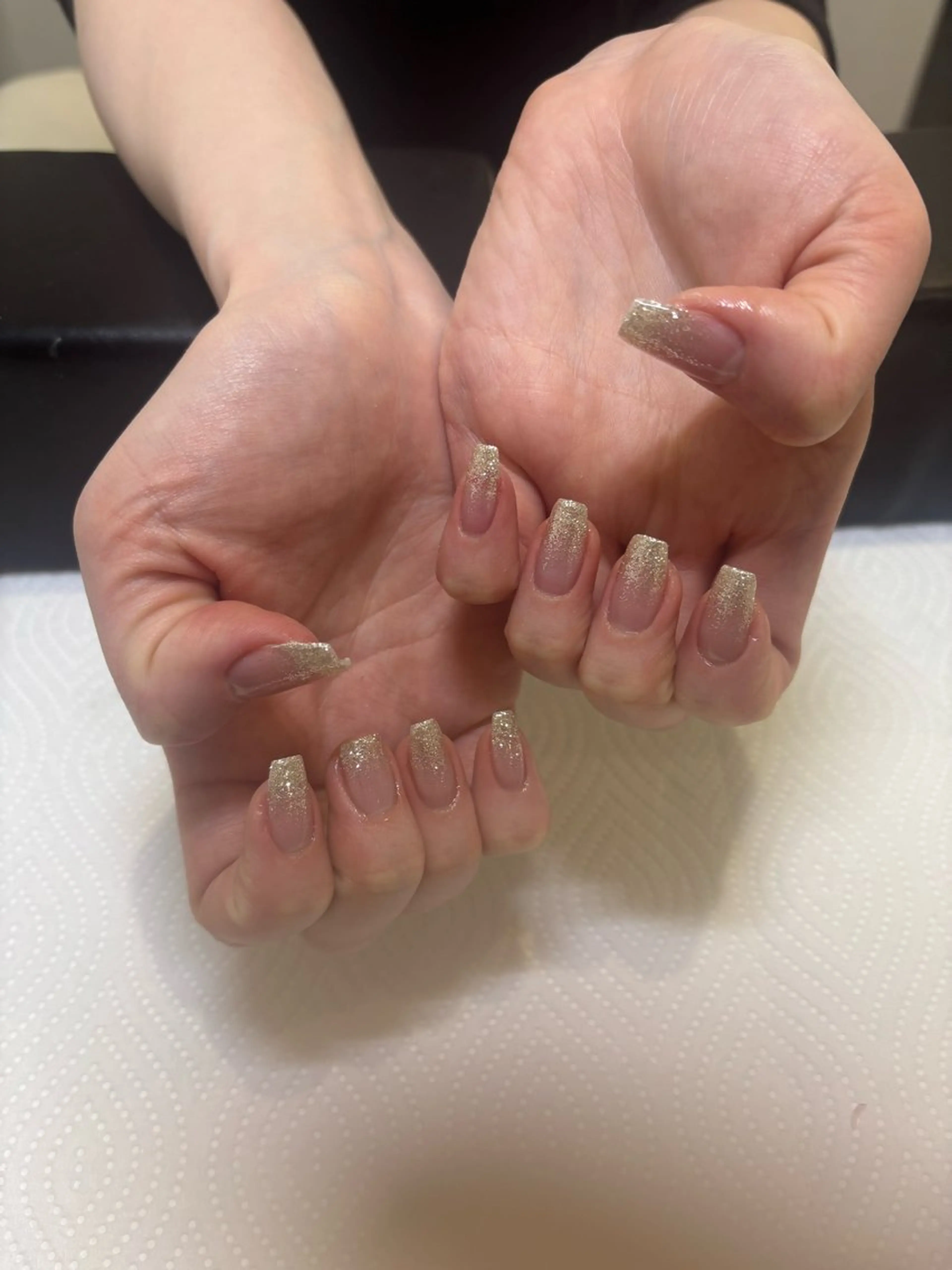 ネイル ラメ(グリッター) ラメグラデーション VENUSBELT mireiのネイルデザイン