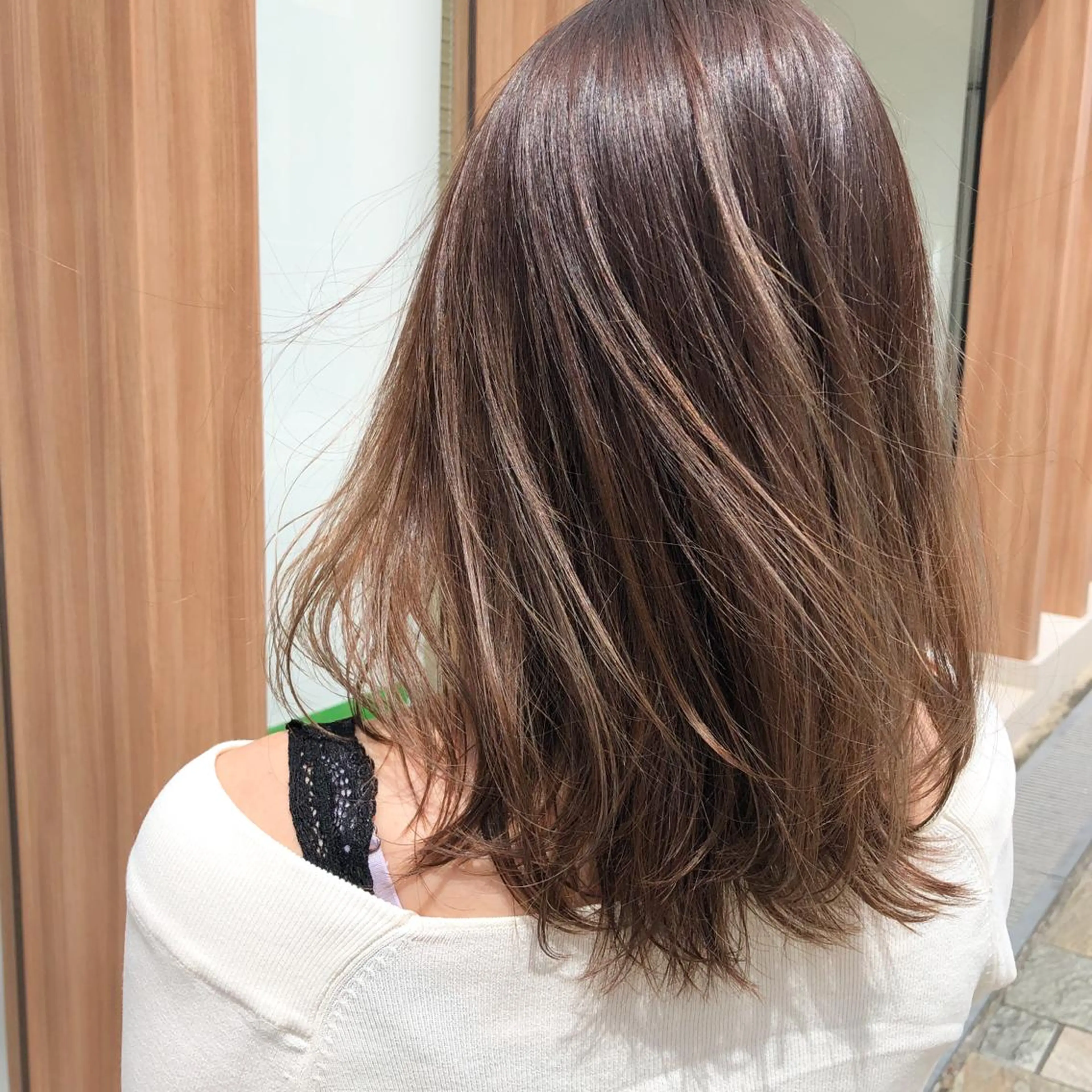 セミロング カラー 韓国ヘア×髪質改善 /yoshikaのヘアスタイル